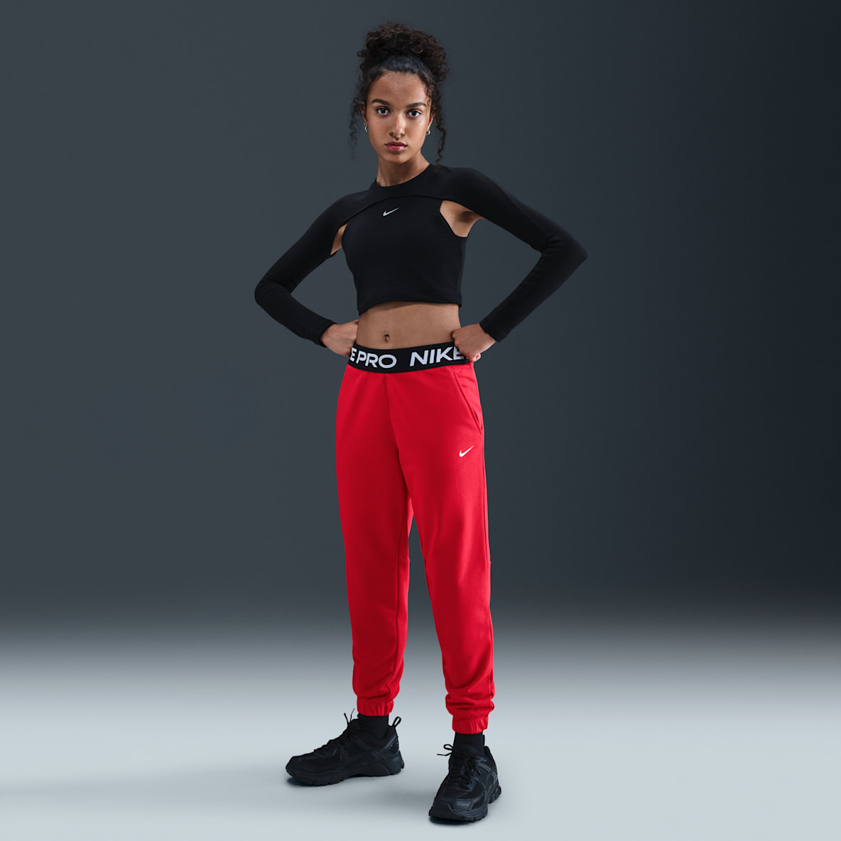 Nike Pro Fleece Nike Pro Fleece Big Kids' (Girls') Dri-FIT Joggers