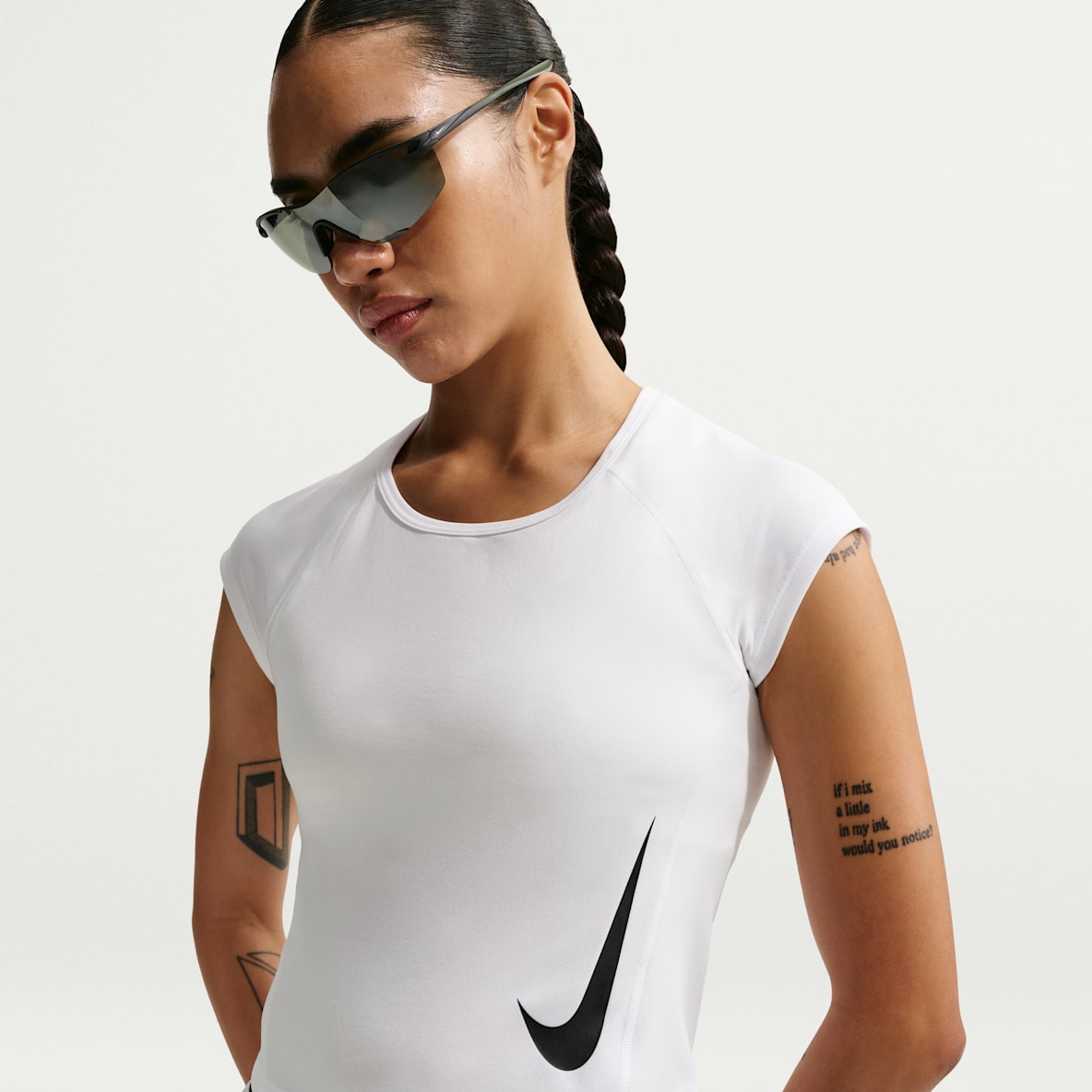 Nike Tempo Swoosh Women's Dri-FIT Cap-Sleeve Running Top