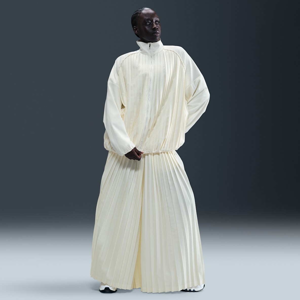 Nike Sportswear Collection Nike Sportswear Collection Women's Mid-Rise Pleated Tracksuit Bottoms