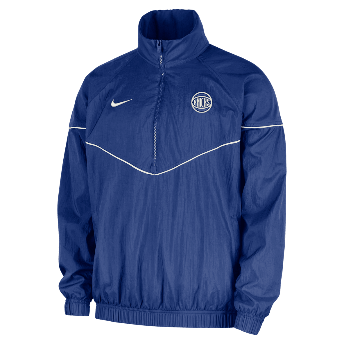 New York Knicks Courtside Windrunner New York Knicks Courtside Windrunner Chamarra tipo anorak Nike de la NBA para hombre