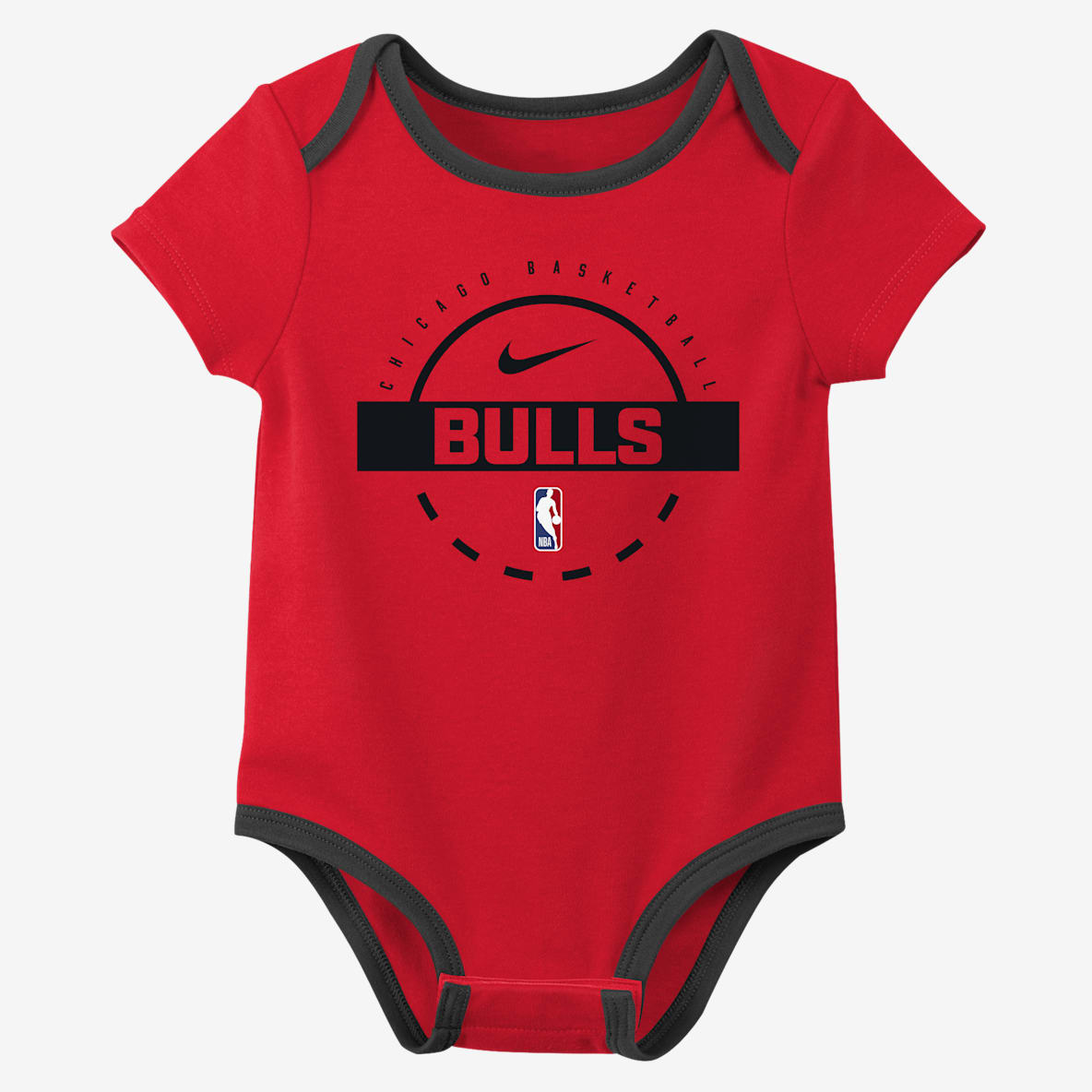 Nike "Chicago Bulls" Baby (0-3M) NBA Bodysuit (2-Pack)