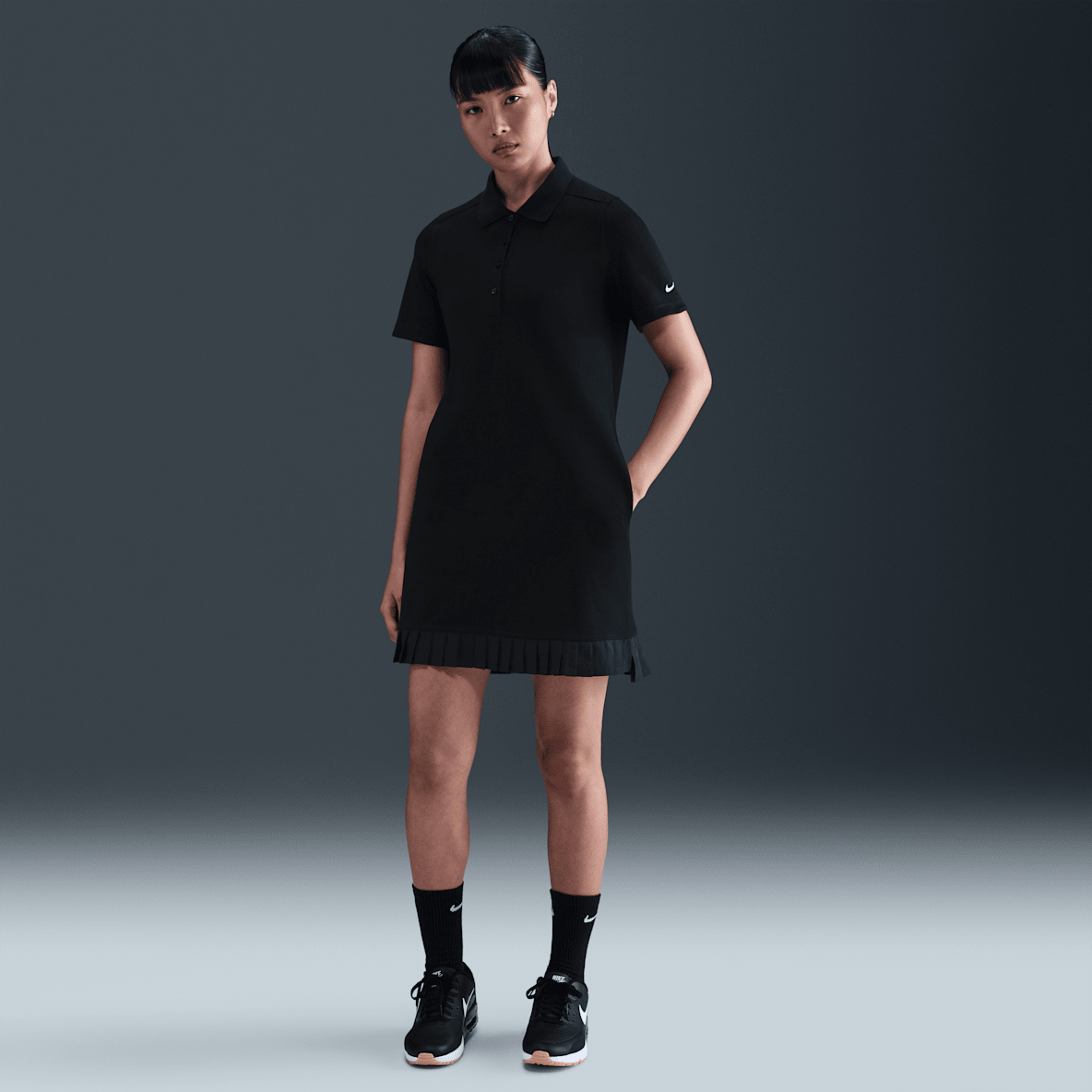 Nike Vestido tipo polo de golf para mujer