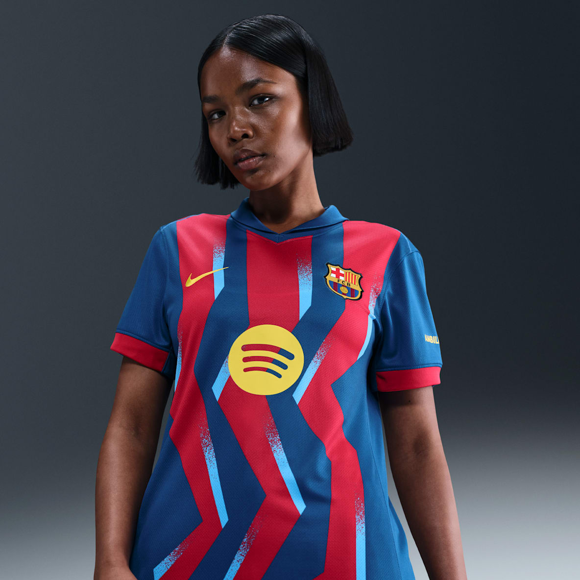 FC Barcelona 2025/26 Stadium Fourth FC Barcelona 2025/26 Stadium Fourth Nike Dri-FIT Replika-Fußballtrikot (Damen)