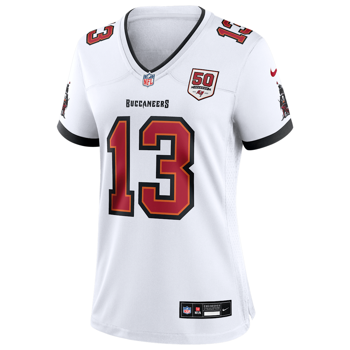 Mike Evans Tampa Bay Buccaneers 50th Anniversary Mike Evans Tampa Bay Buccaneers 50th Anniversary Women’s Nike NFL Game Jersey
