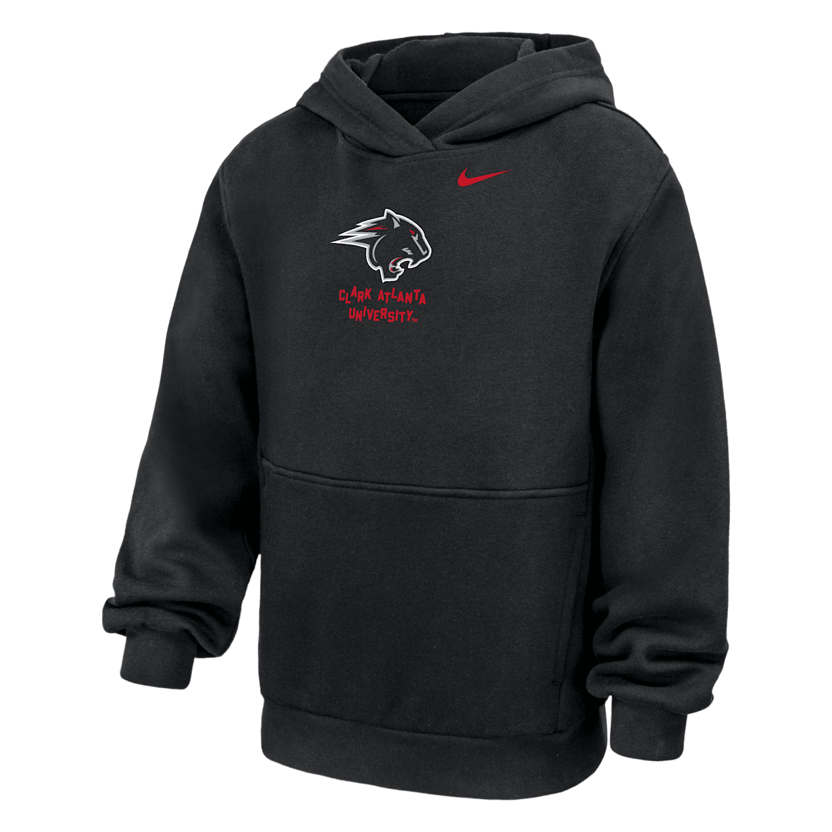 Clark Atlanta University Club Fleece Clark Atlanta University Club Fleece Sudadera con gorro universitaria Nike para niños talla grande