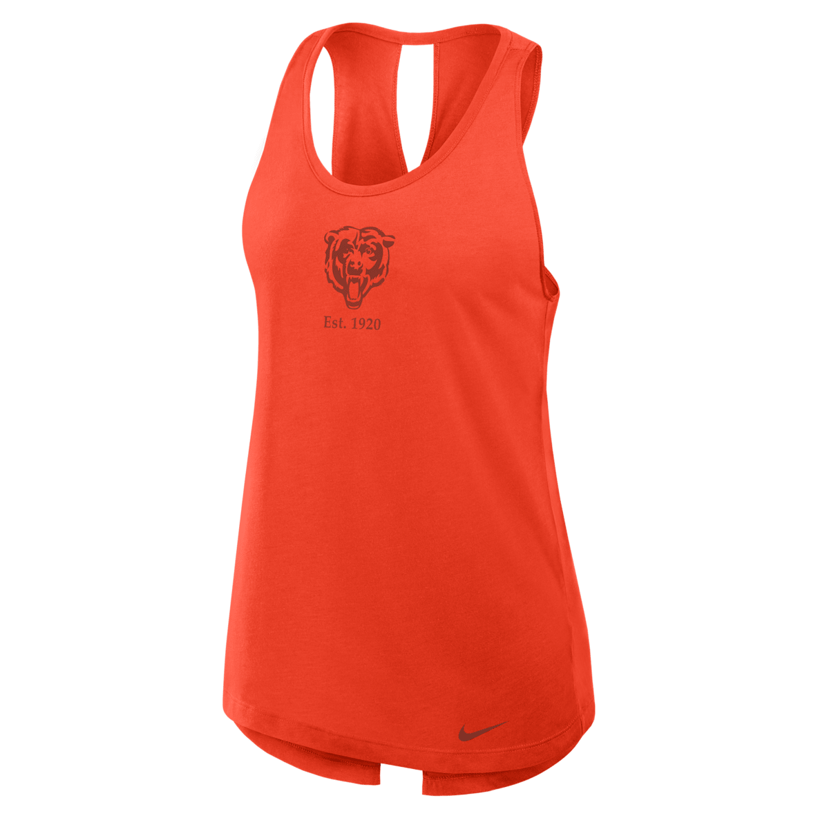 Chicago Bears Established Women's Nike Dri-FIT NFL Tank Top