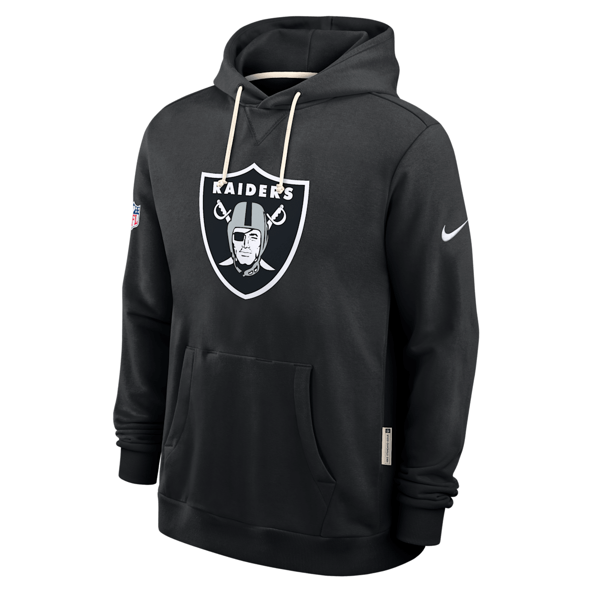 Las Vegas Raiders Initial Home Sideline Las Vegas Raiders Initial Home Sideline Men's Nike Dri-FIT NFL Pullover Hoodie