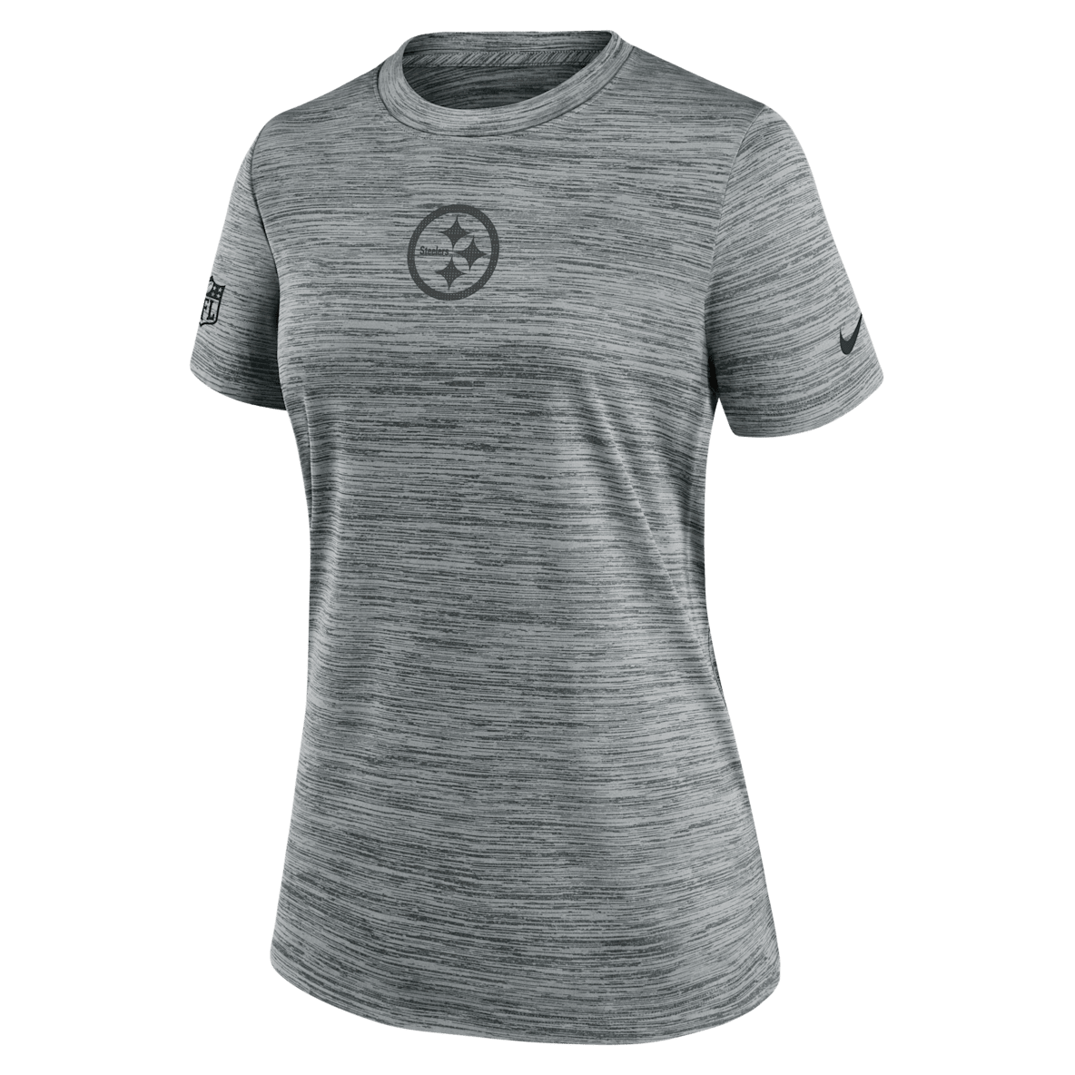 Pittsburgh Steelers Sideline Team Issue Velocity Pittsburgh Steelers Sideline Team Issue Velocity Playera Nike Dri-FIT de la NFL para mujer
