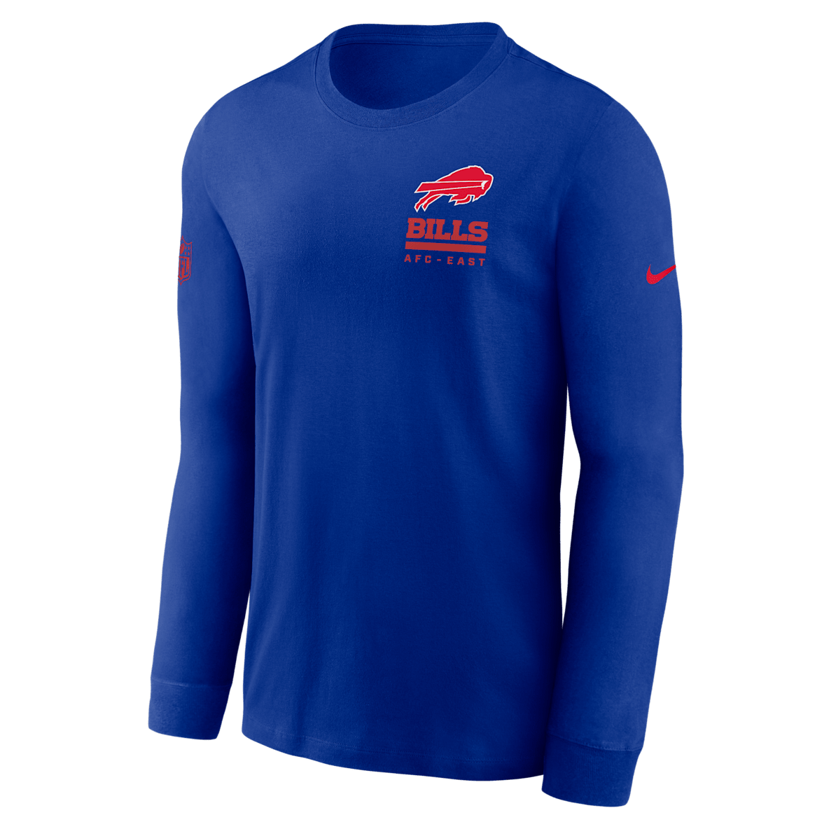 Buffalo Bills Sideline Team Issue Buffalo Bills Sideline Team Issue Men's Nike Dri-FIT NFL Long-Sleeve T-Shirt