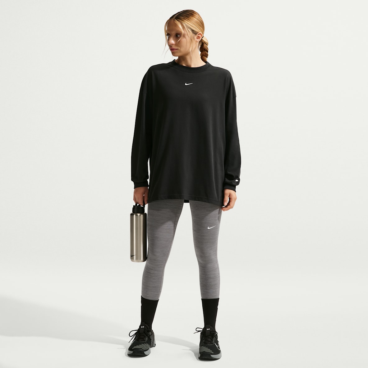 Nike Pro Women's Mid-Rise Full-Length Leggings