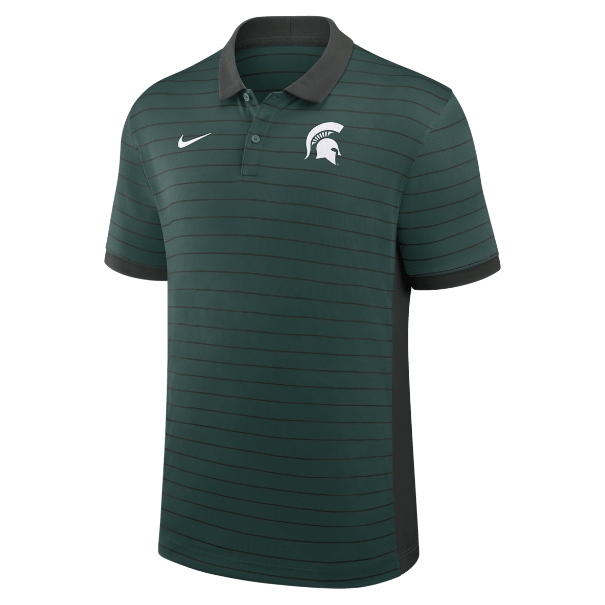 Michigan State Sideline Victory Stripe Men's Nike Dri-FIT College Polo