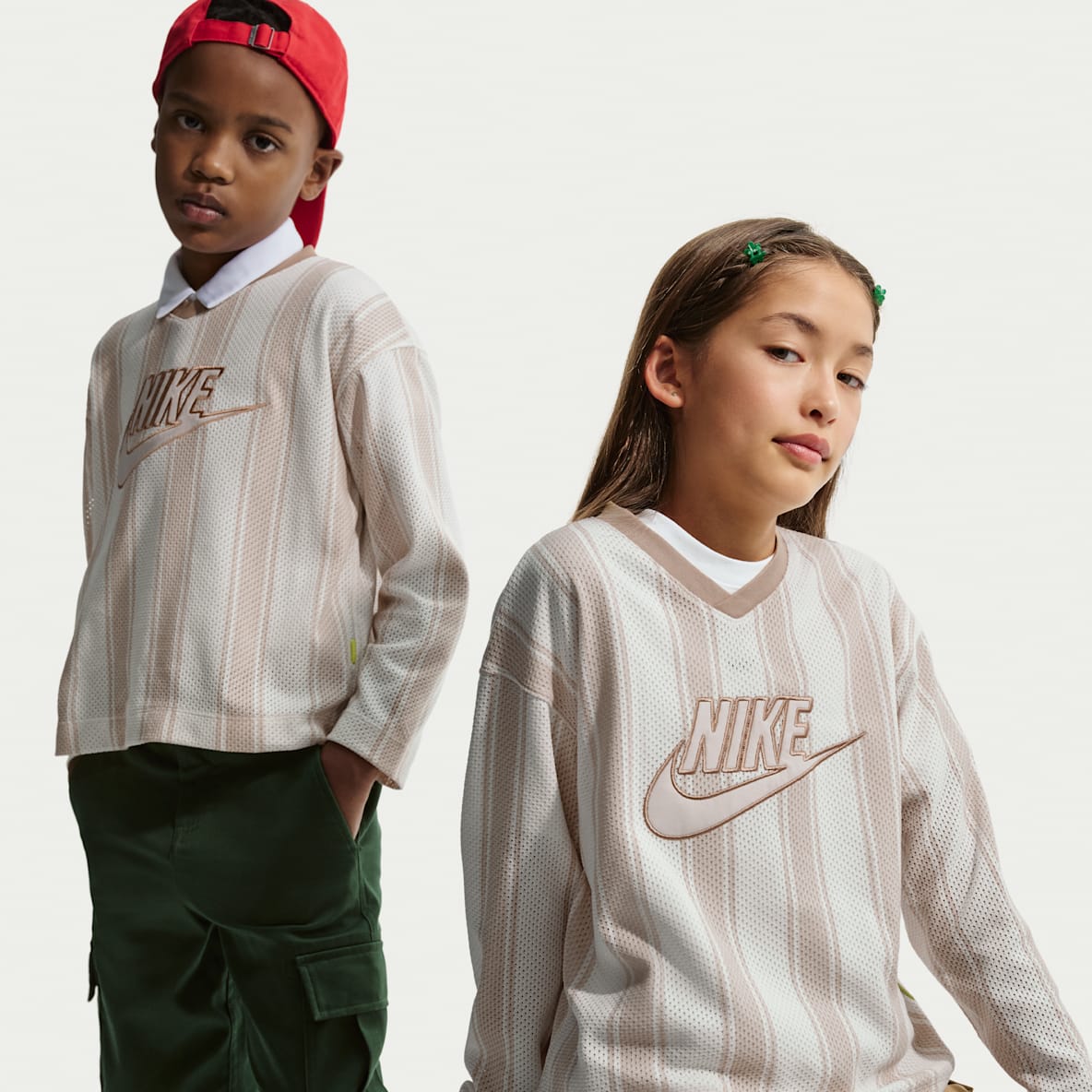 Nike Sportswear Collection Nike Sportswear Collection Jersey de malla de manga larga para niños talla grande
