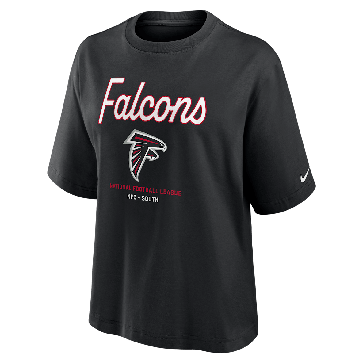 Atlanta Falcons Essential Script Boxy Atlanta Falcons Essential Script Boxy Women's Nike NFL T-Shirt