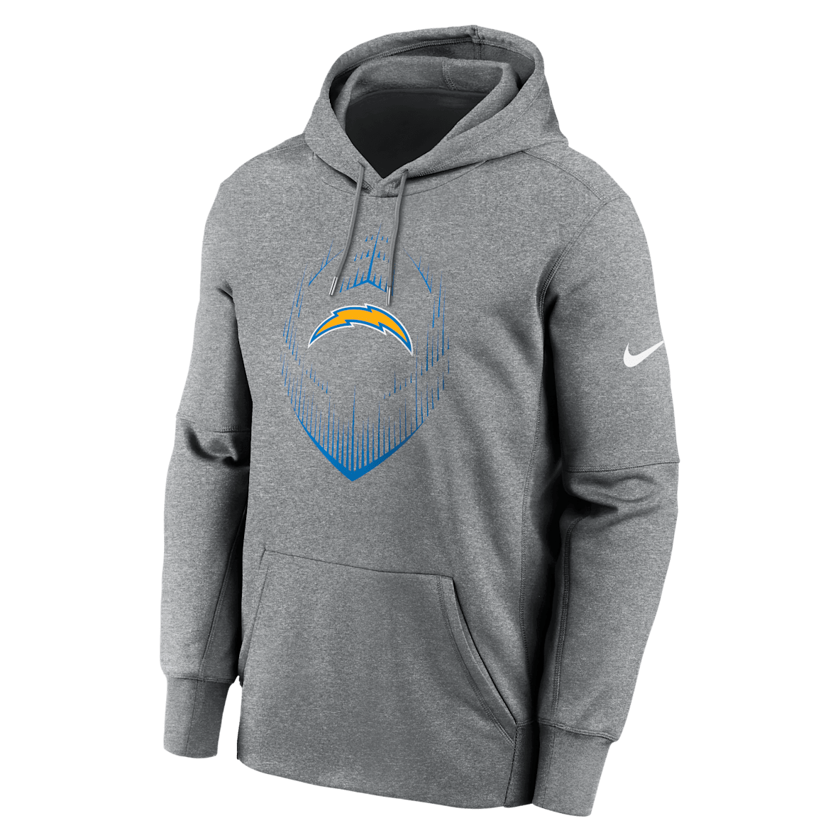 Los Angeles Chargers Icon Los Angeles Chargers Icon Men’s Nike Therma NFL Pullover Hoodie