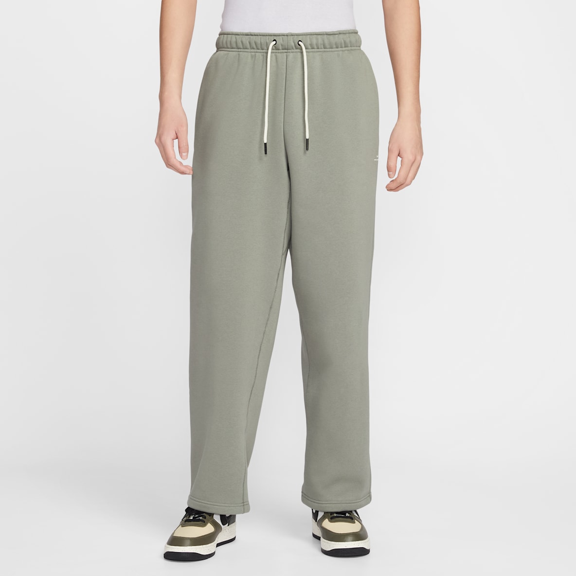 나이키 스탠다드 이슈 나이키 스탠다드 이슈 남성 써마 핏 브러시드 오픈 헴 농구 팬츠