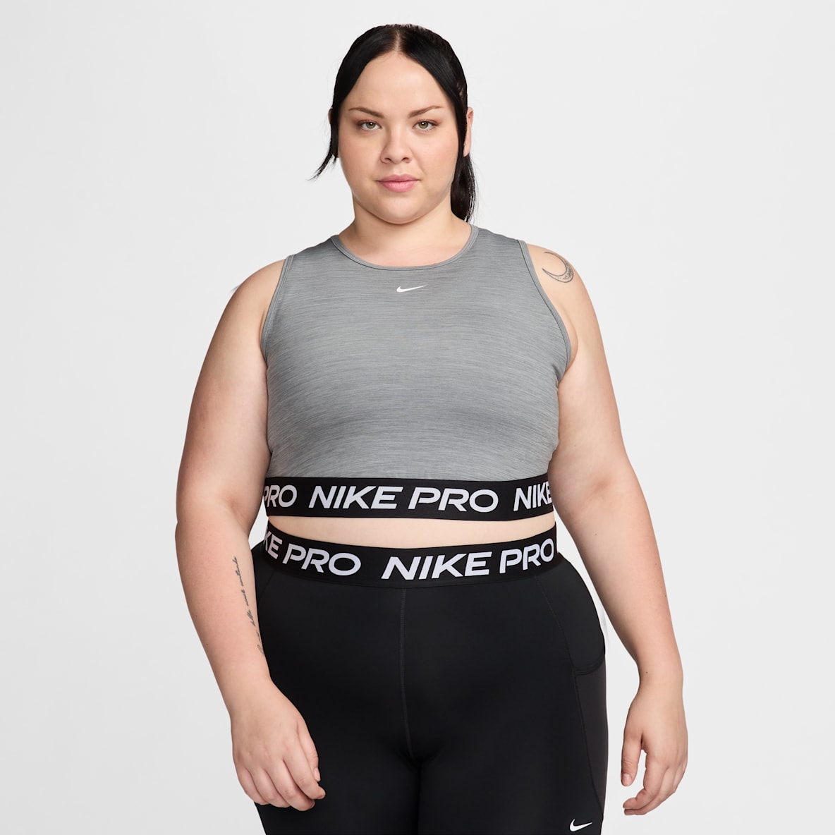 Nike Pro Nike Pro Women's Dri-FIT Cropped Tank Top (Plus Size)
