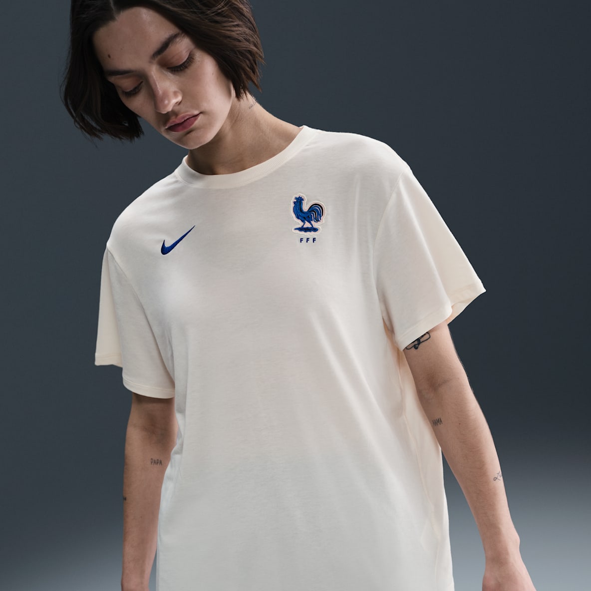FFF Relaxed FFF Relaxed Women's Nike One Dri-FIT Football Short-Sleeve Top