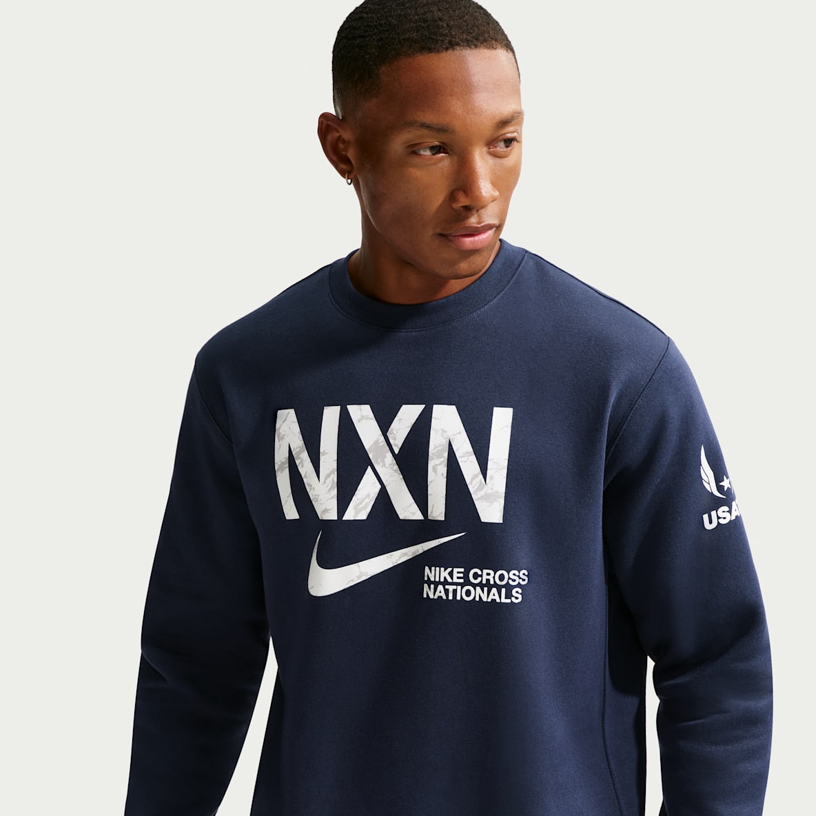 Nike 2025 NXN Men's Crew-Neck Running Sweatshirt