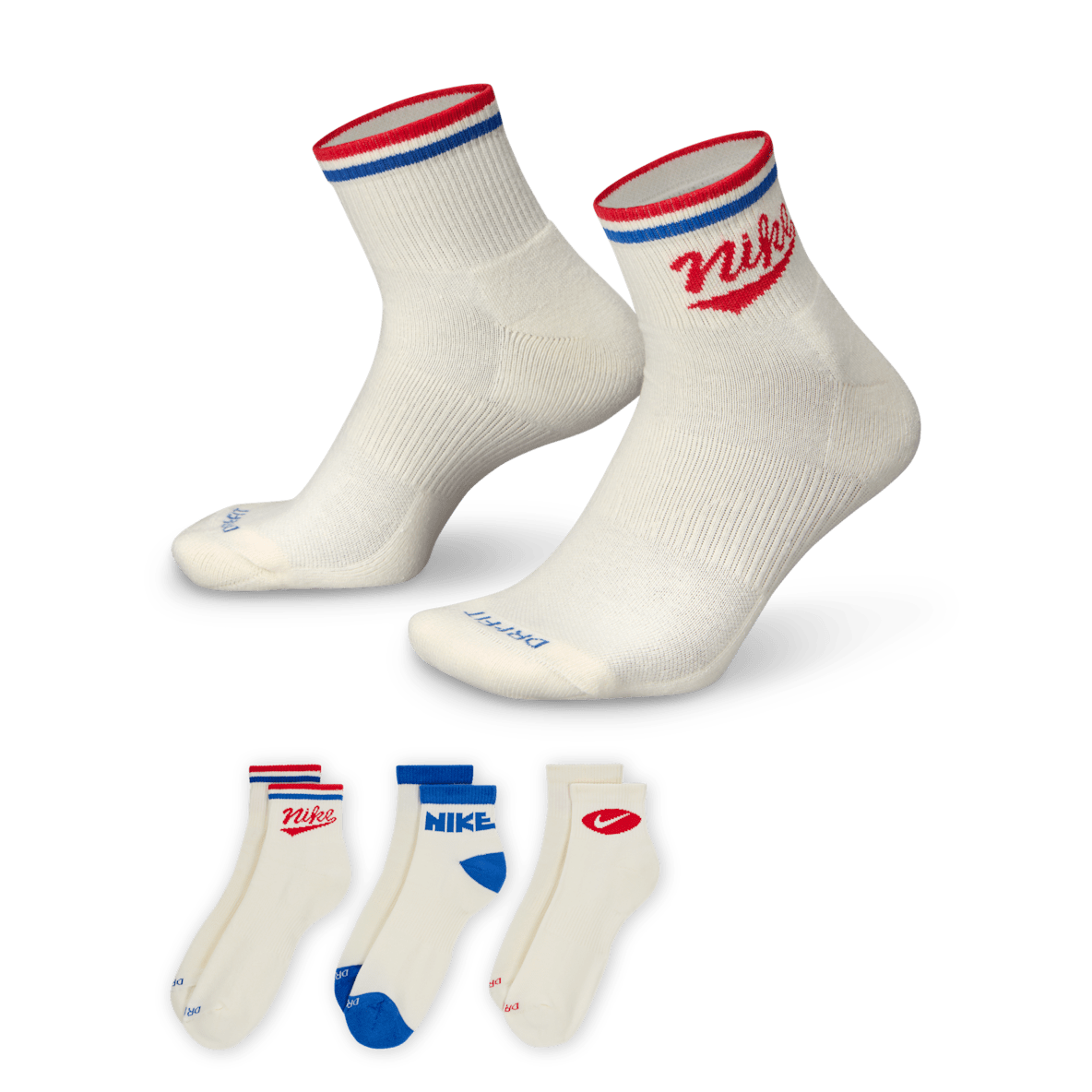 Nike Everyday Plus Nike Everyday Plus Ankle Socks (3 Pairs)