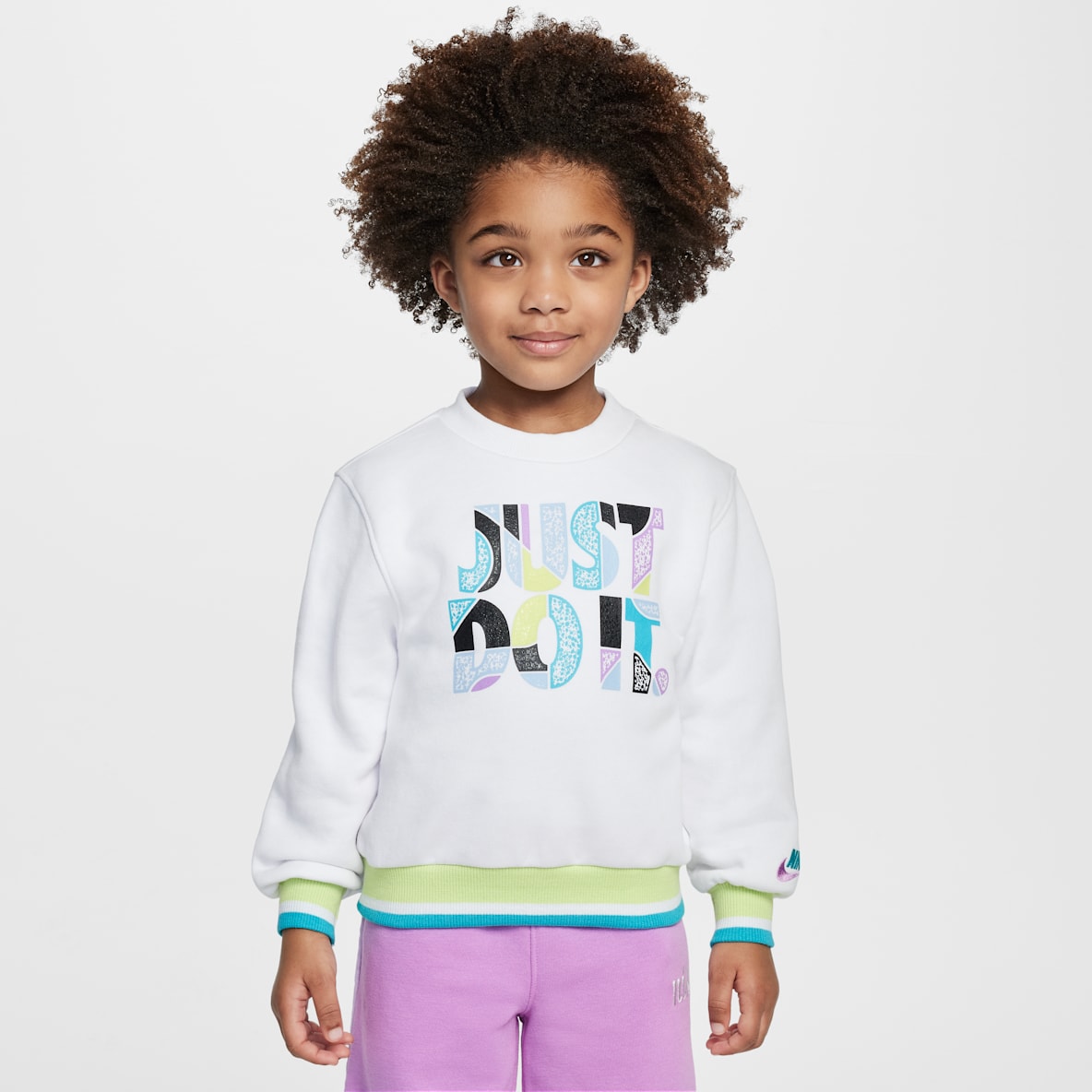 Nike Sportswear "Outside the Lines" Nike Sportswear "Outside the Lines" Toddler French Terry Crew Top