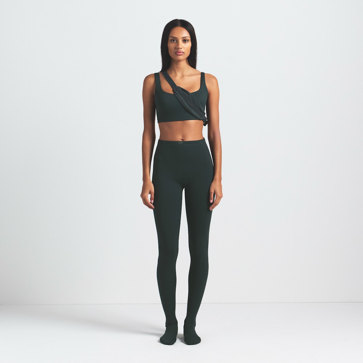 NikeSKIMS Matte Women's High-Waisted Footsie Grip Leggings