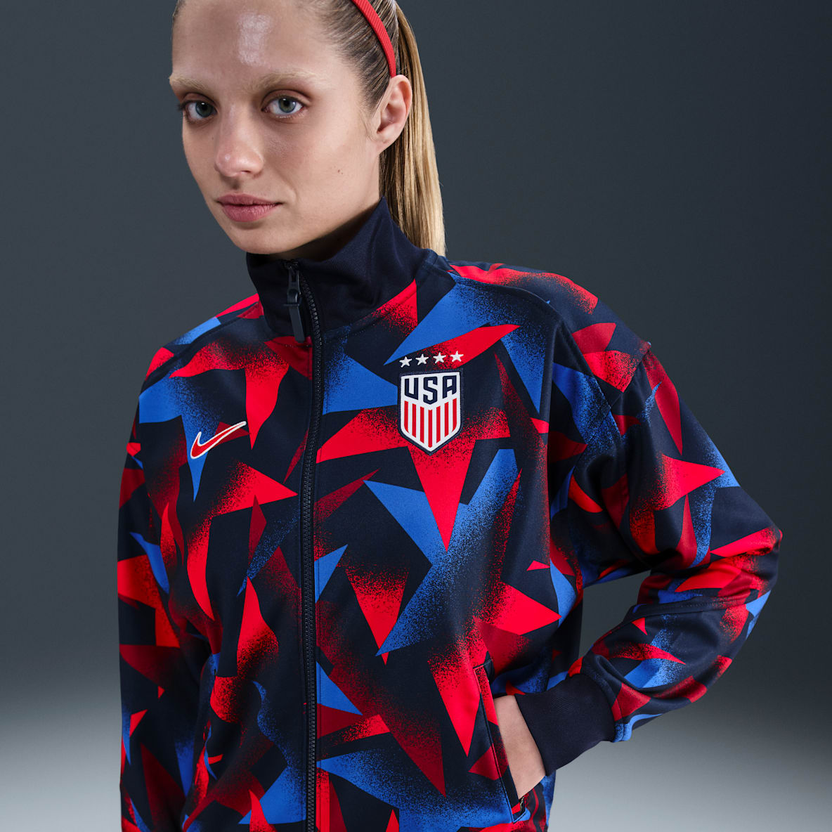 USWNT Academy Pro USWNT Academy Pro Women's Nike Dri-FIT Soccer Anthem Jacket