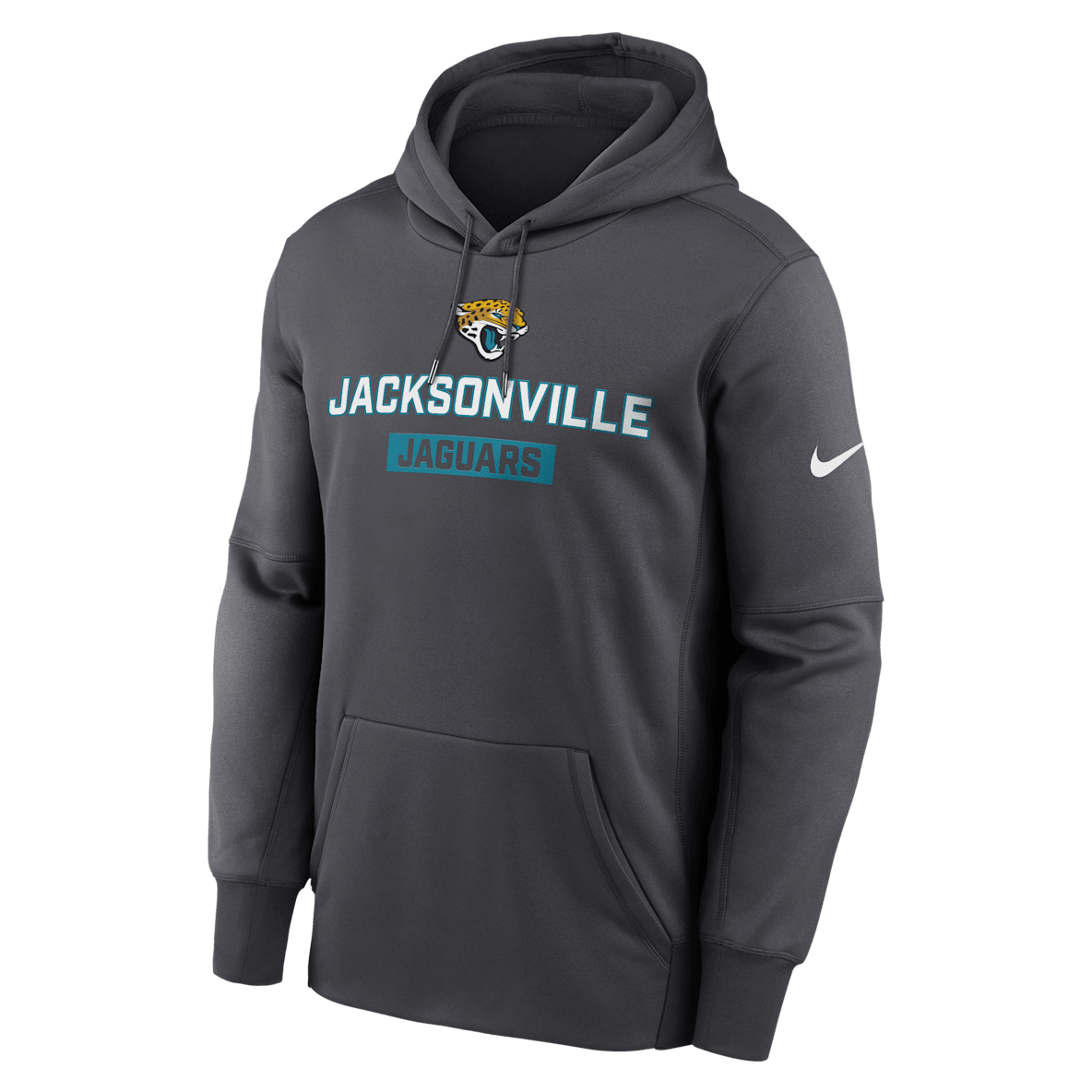 Jacksonville Jaguars Toss Sweep Jacksonville Jaguars Toss Sweep Men’s Nike Therma NFL Pullover Hoodie