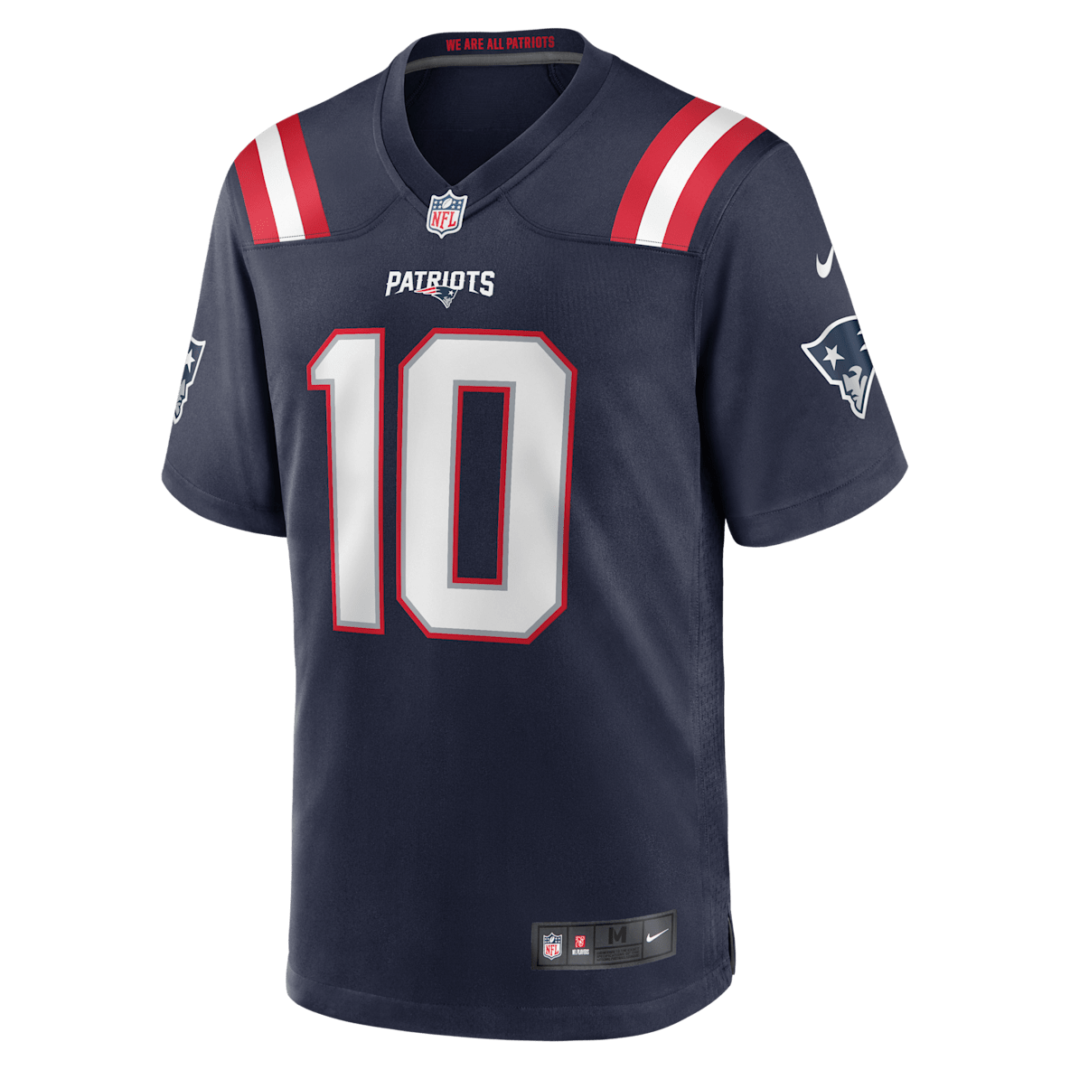 Drake Maye New England Patriots Drake Maye New England Patriots Men's Nike NFL Game Jersey