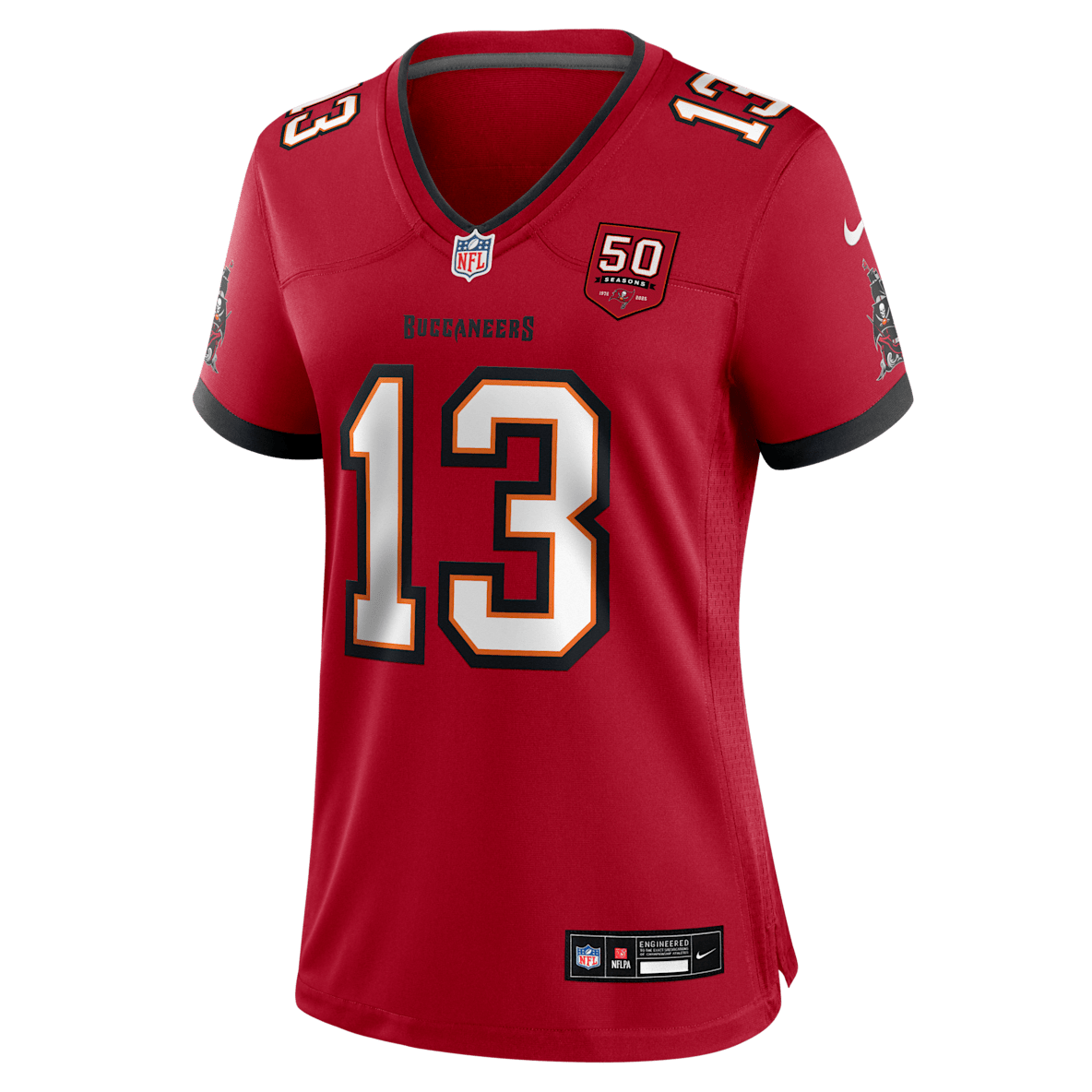 Mike Evans Tampa Bay Buccaneers 50th Anniversary Women’s Nike NFL Game Jersey