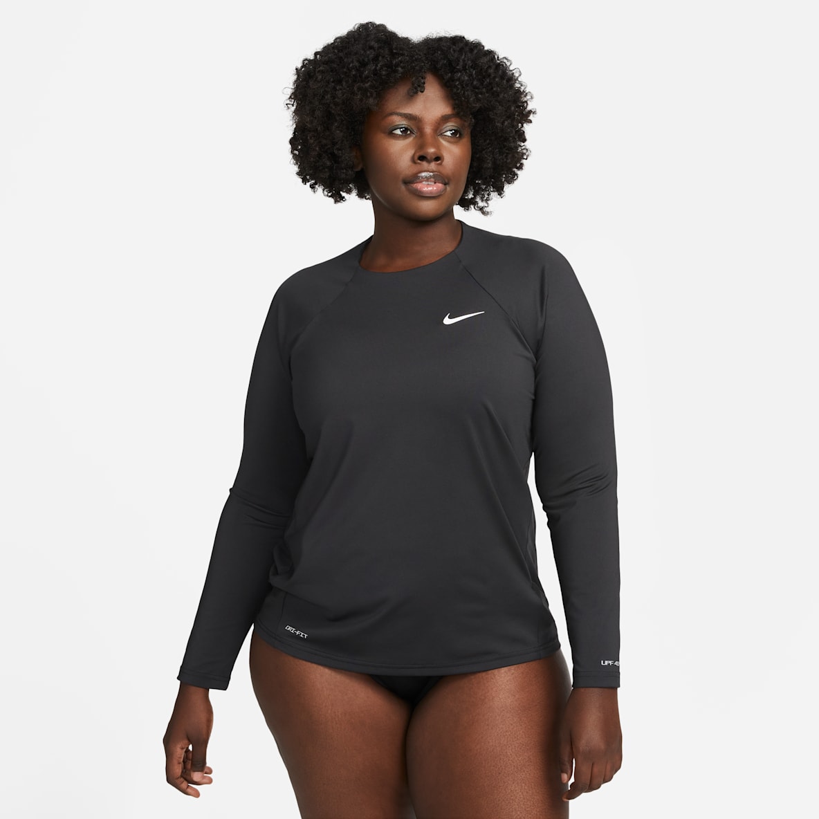 Nike Essential Dri-FIT Nike Essential Dri-FIT Women's Long-Sleeve Hydroguard Swim Top (Plus Size)