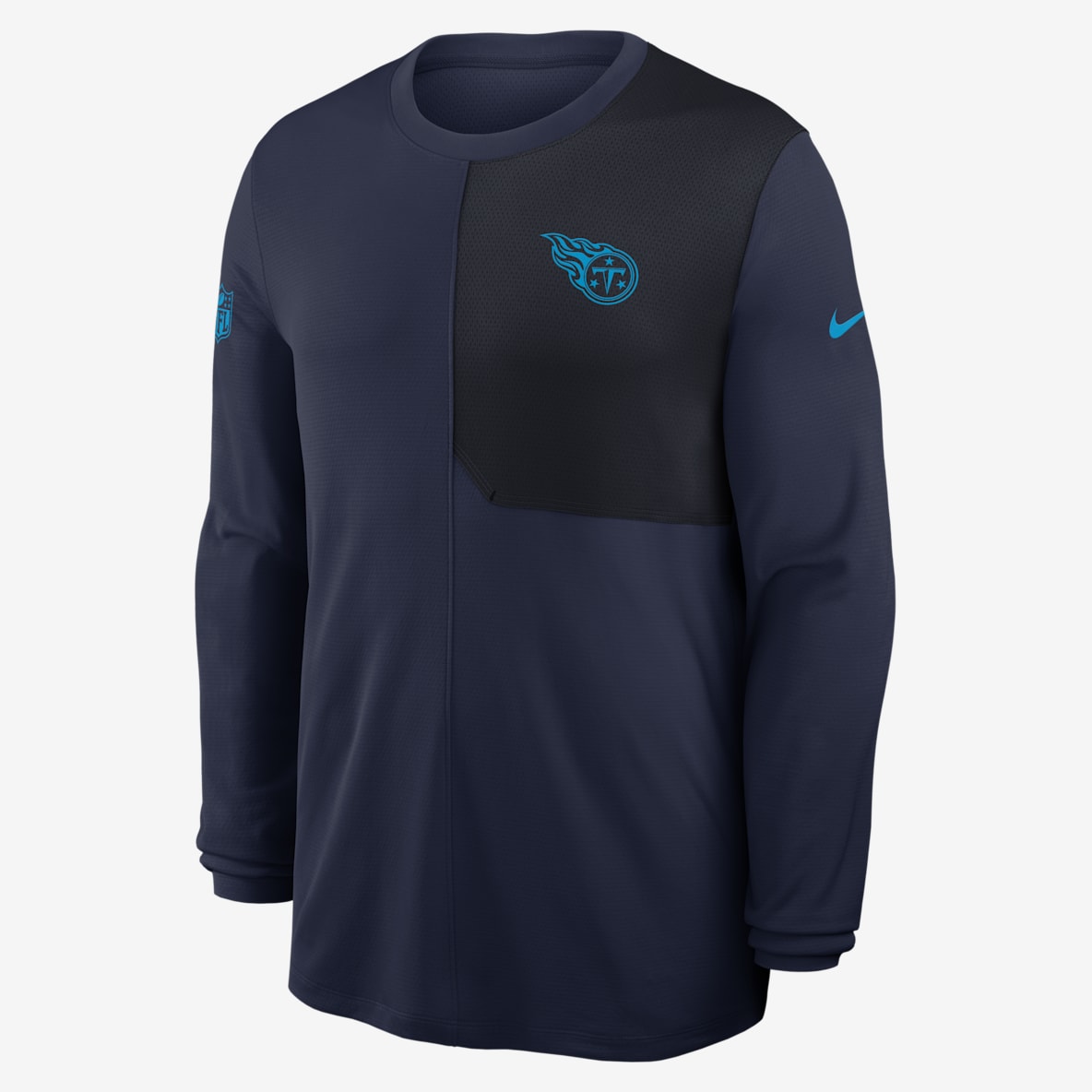Tennessee Titans Sideline Coach Men's Nike Dri-FIT NFL Long-Sleeve Top