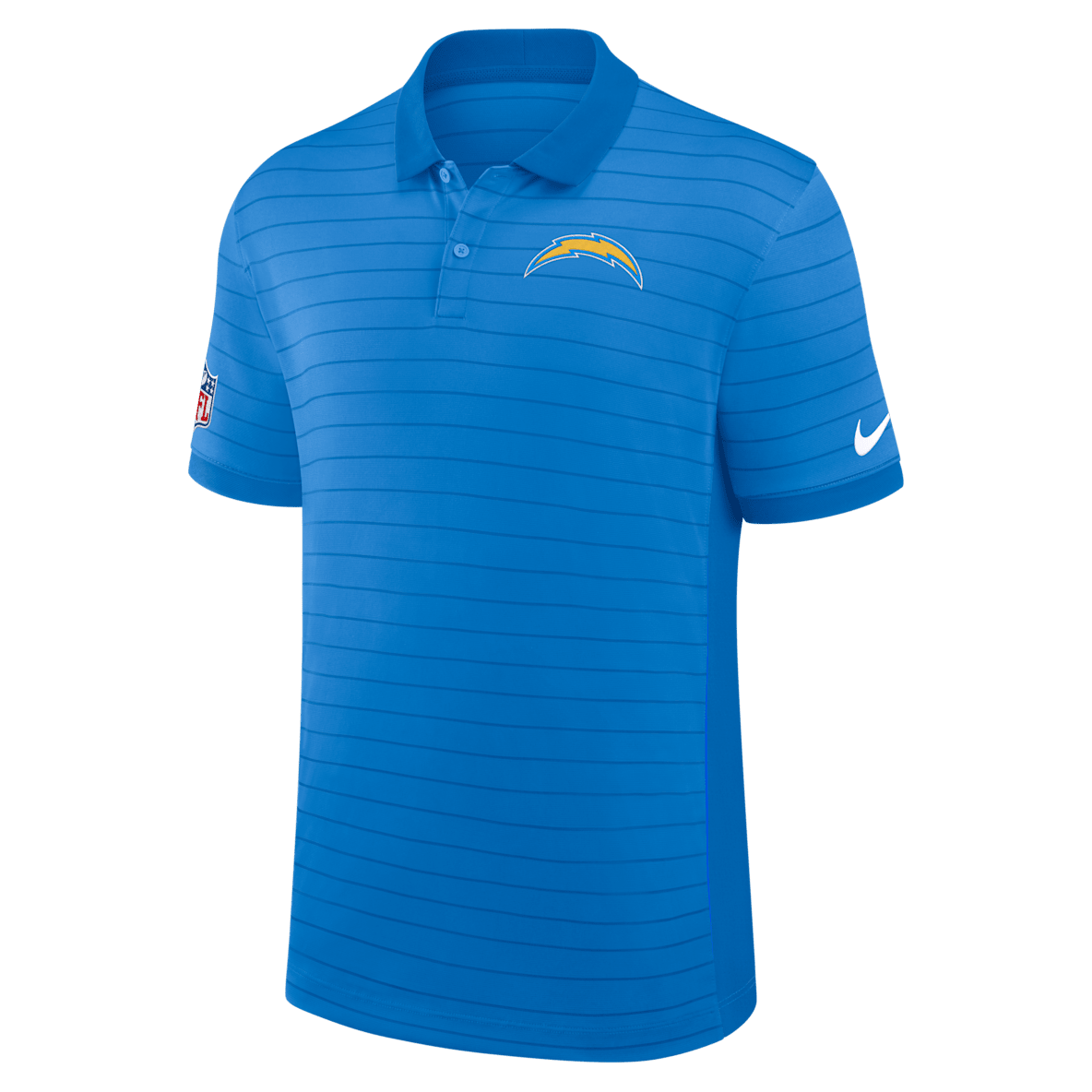 Los Angeles Chargers Sideline Victory Stripe Men's Nike Dri-FIT NFL Polo