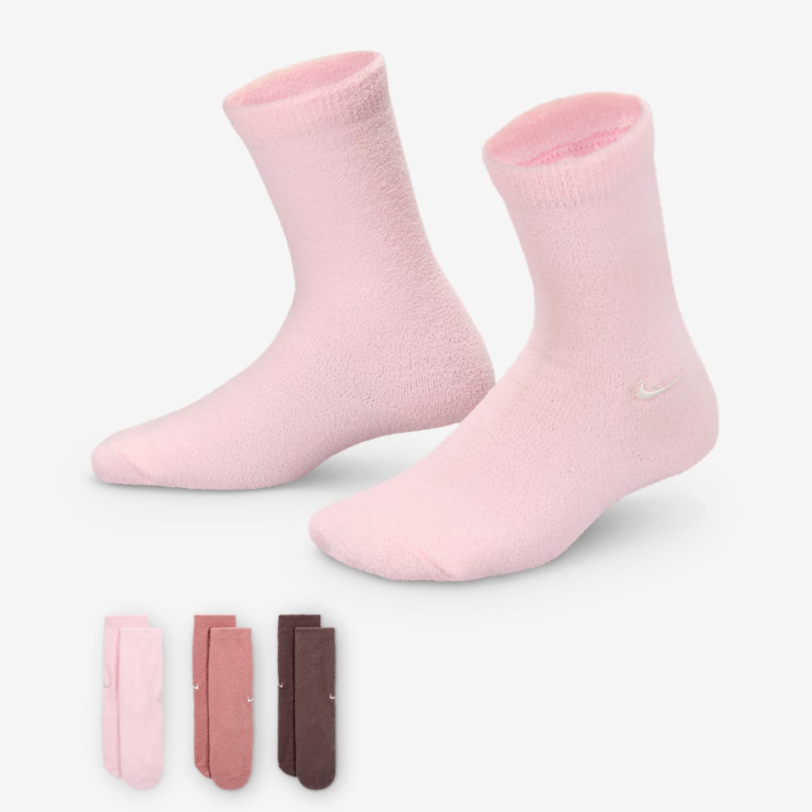 Nike Little Kids' Supersoft Cozy Socks (3 Pairs)