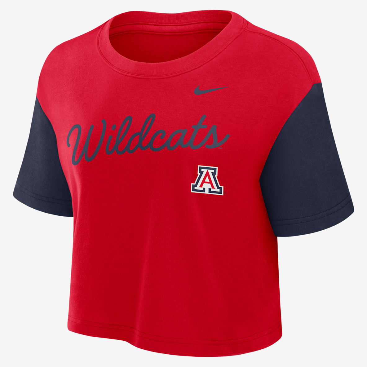 Arizona Script Arizona Script Women's Nike Dri-FIT College Cropped T-Shirt