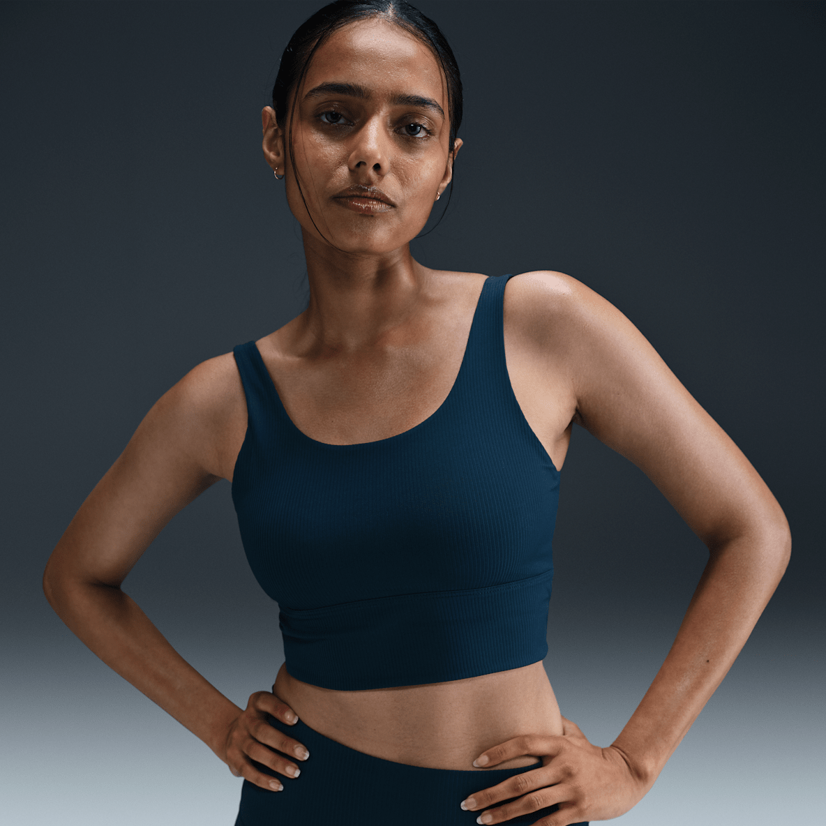 Nike Zenvy Rib Nike Zenvy Rib Women's Light-Support Padded Longline Sports Bra