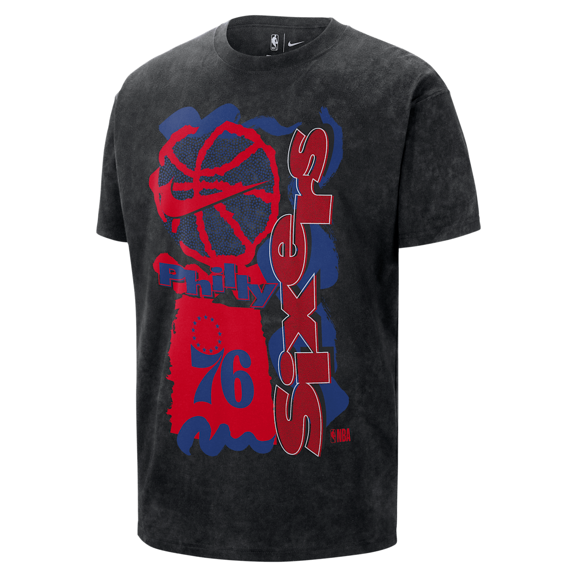 Philadelphia 76ers Courtside Philadelphia 76ers Courtside Men's Nike NBA Max90 T-Shirt