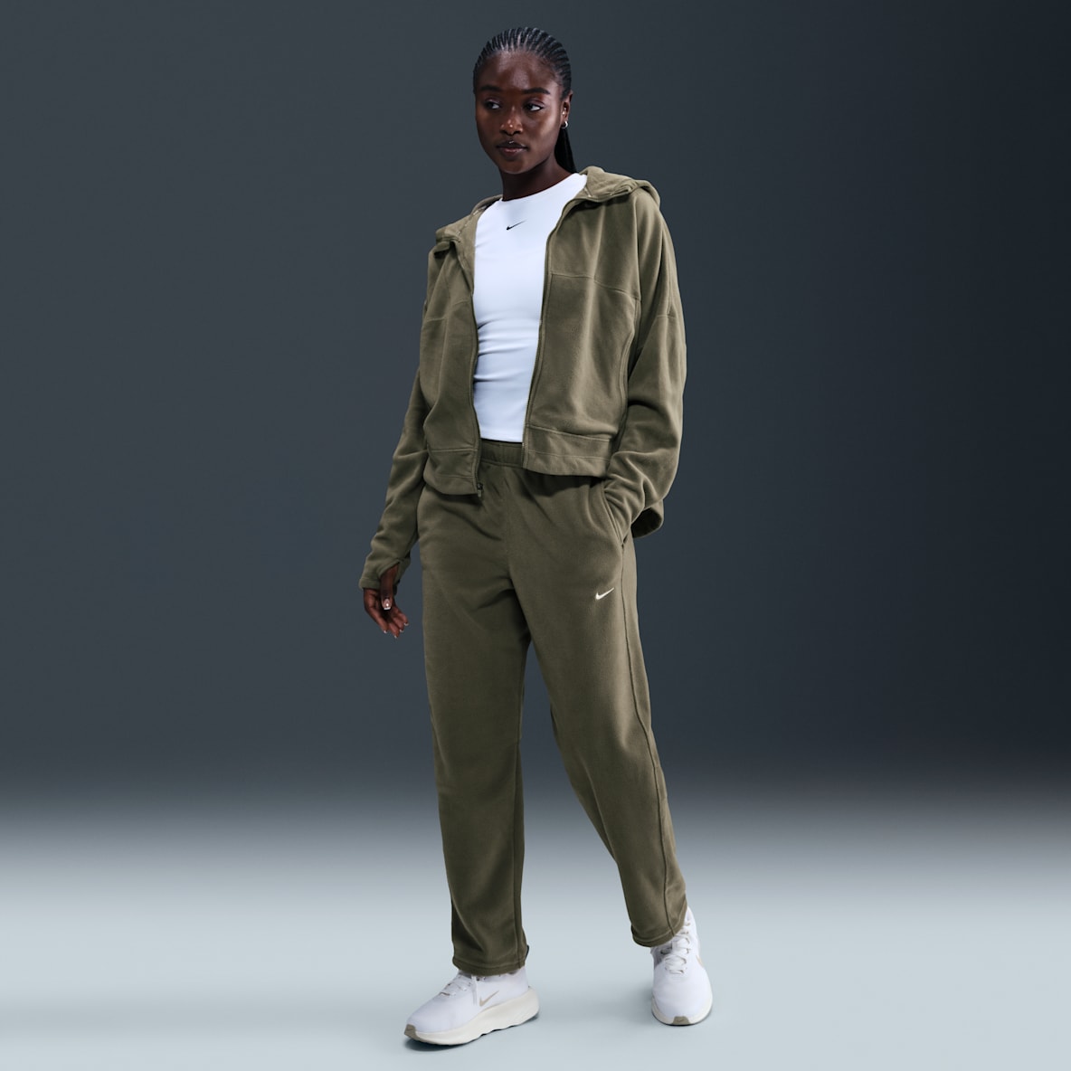 Nike One Nike One Women's Therma-FIT Mid-Rise Fleece Trousers