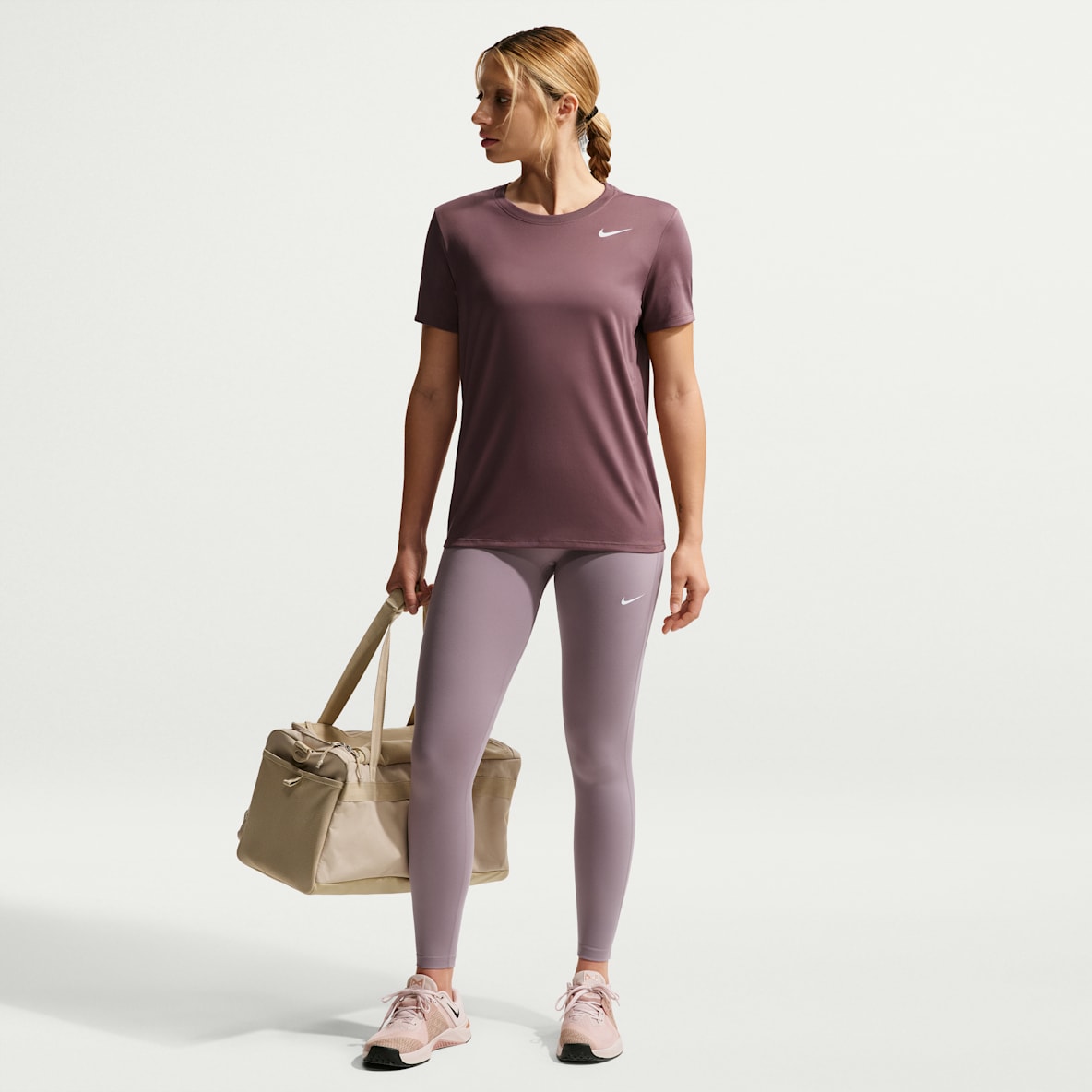 Nike One Seamless Front Nike One Seamless Front Women's High-Waisted Full-Length Leggings
