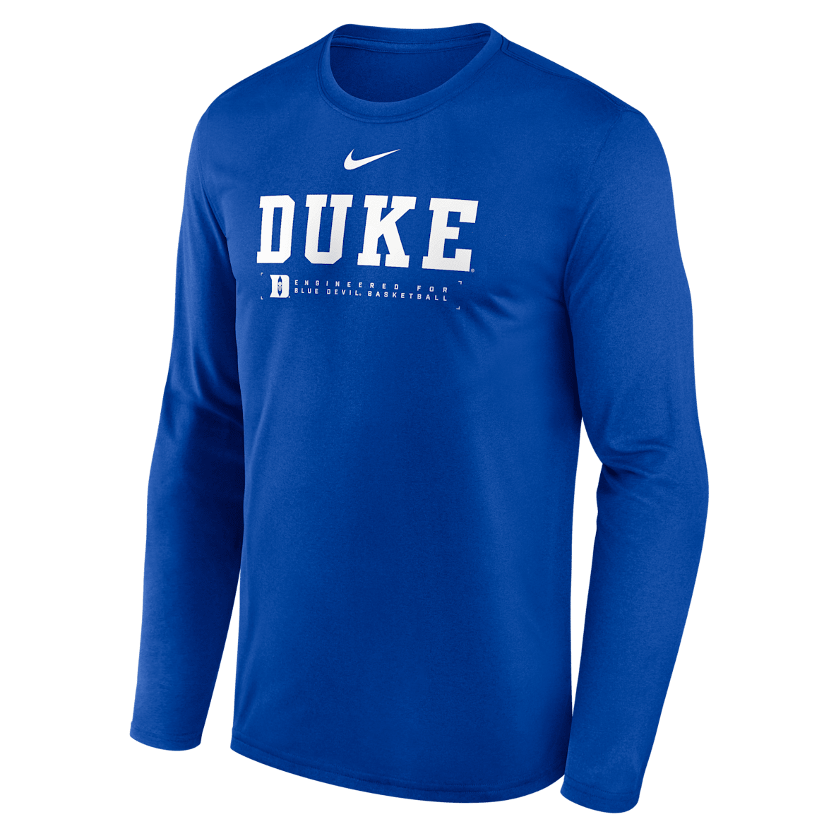 Duke Courtside Basketball Shootaround Legend Duke Courtside Basketball Shootaround Legend Men's Nike Dri-FIT College Long-Sleeve T-Shirt