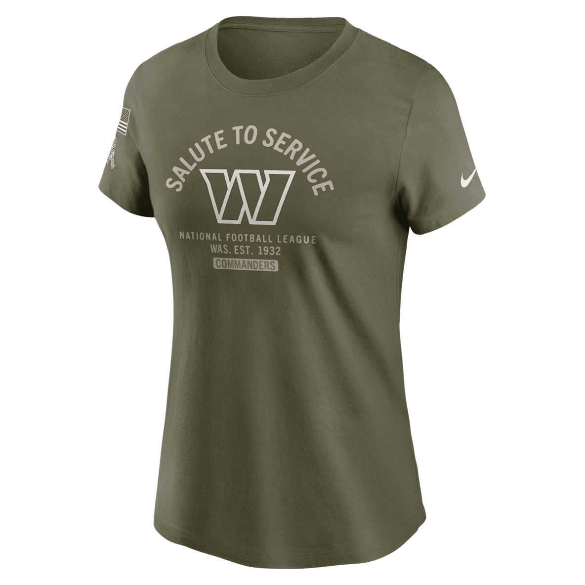 Washington Commanders Salute to Service Sideline Washington Commanders Salute to Service Sideline Women's Nike NFL T-Shirt