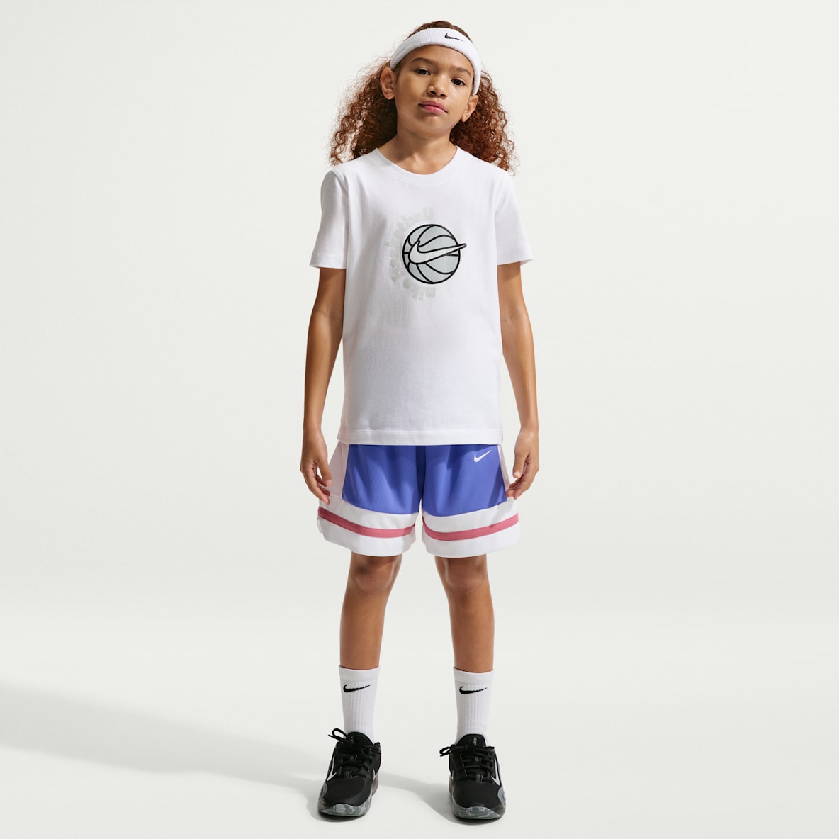Nike Shorts de básquetbol Dri-FIT para niños talla grande