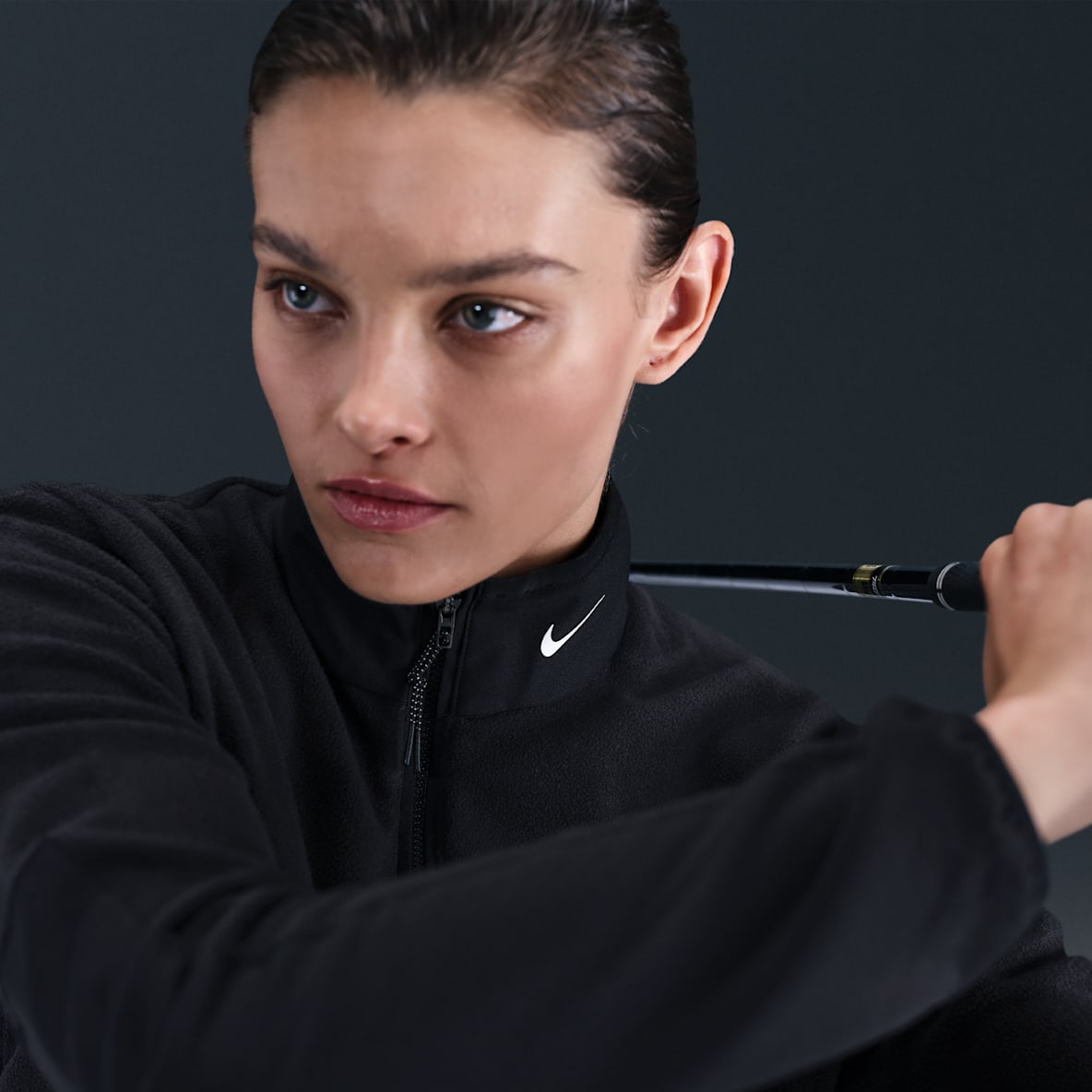 Nike Therma-FIT Victory Maglia da golf a manica lunga con zip a metà lunghezza - Donna