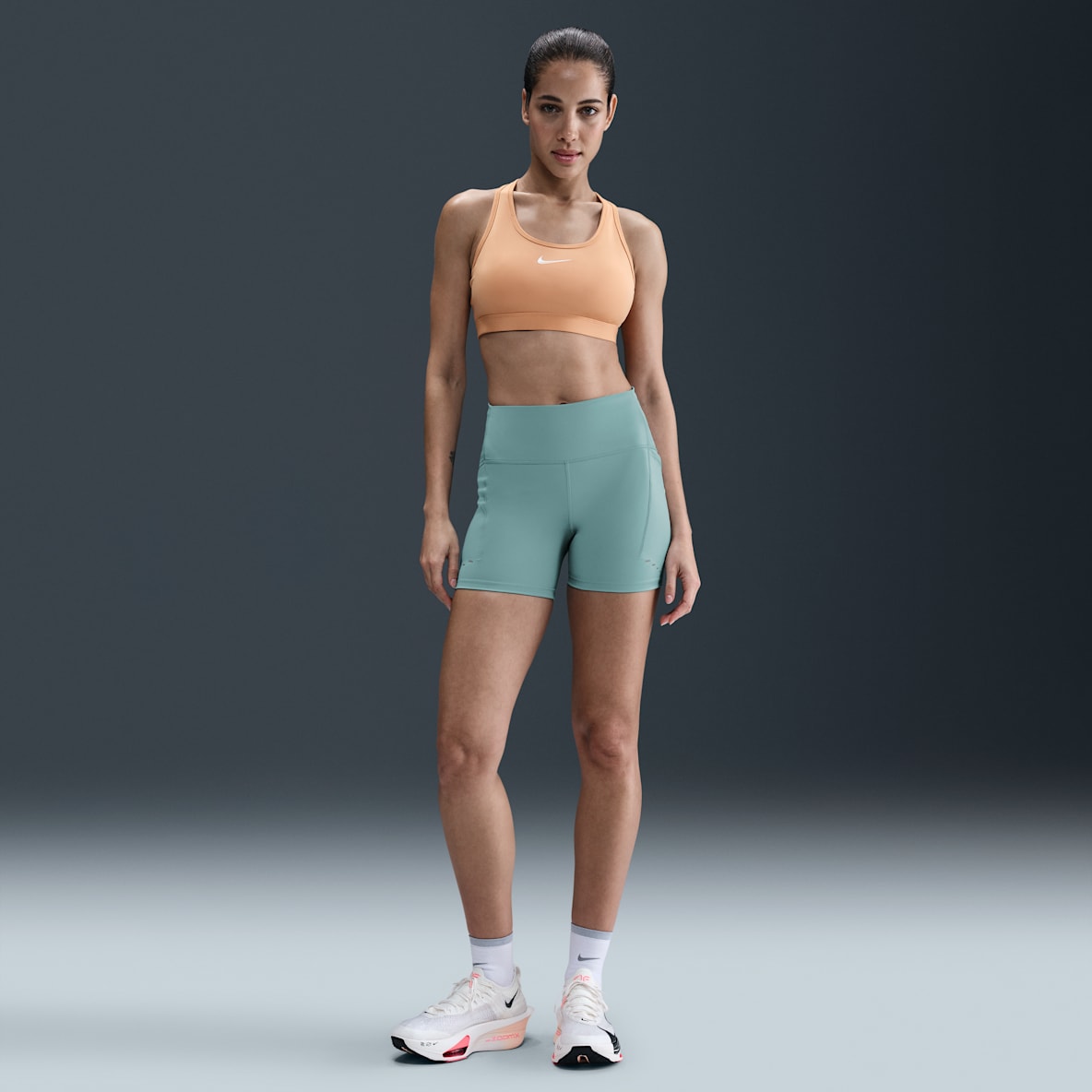 Nike Swift Nike Swift Women's High-Waisted 4" Tight Running Shorts with Pockets