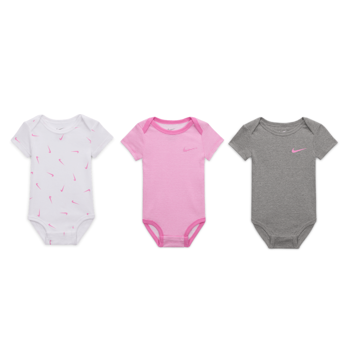 Nike E1D1 Monos Mix and Match para bebé (paquete de 3)