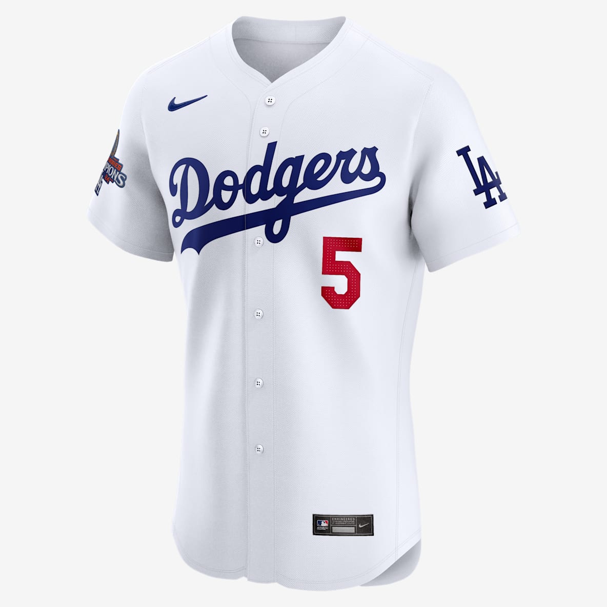 Freddie Freeman Los Angeles Dodgers 2024 World Series Champions Men's Nike Dri-FIT ADV MLB Elite Jersey