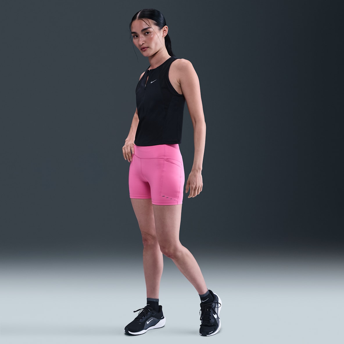 Nike Swift Women's High-Waisted 10cm (approx.) Tight Running Shorts with Pockets
