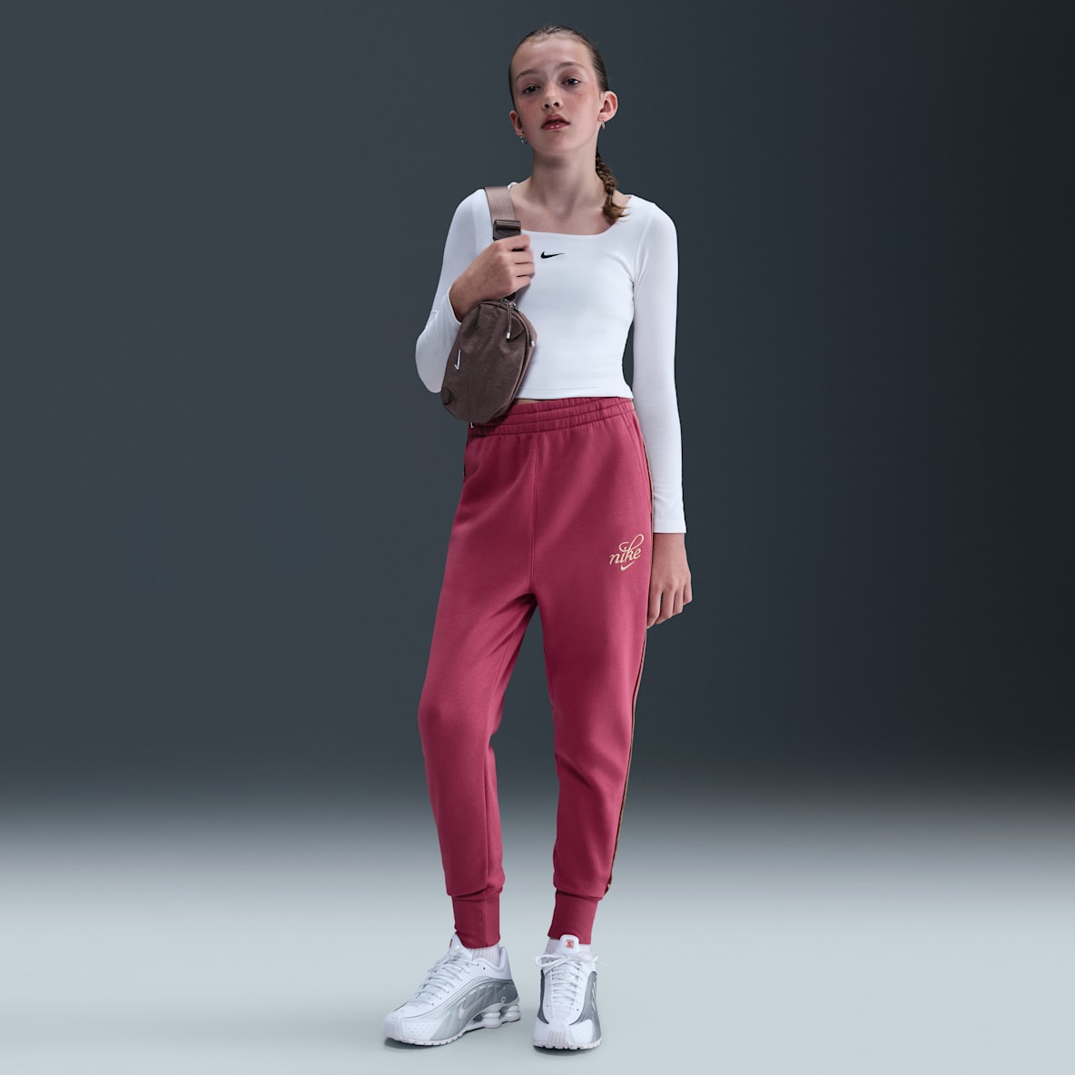 Nike Sportswear Club Fleece Nike Sportswear Club Fleece Joggers oversized para niña talla grande