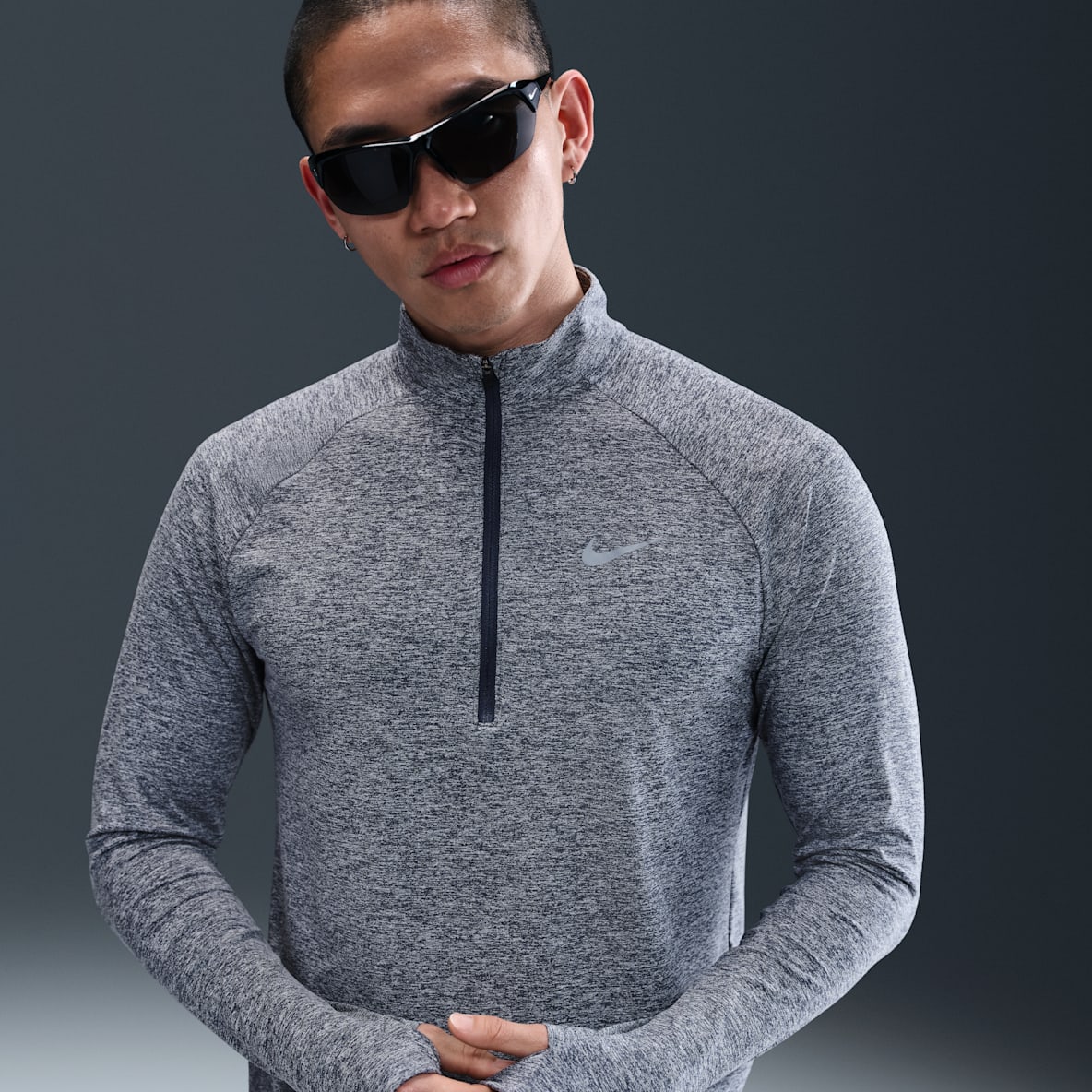 ナイキ ストライド ナイキ ストライド メンズ Dri-FIT 1/4ジップ ランニングトップ
