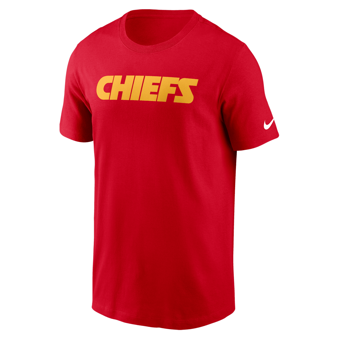 Kansas City Chiefs Primetime Wordmark Essential Men's Nike NFL T-Shirt