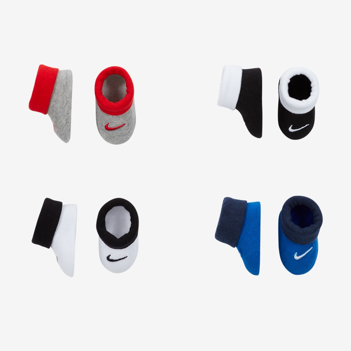 Nike Nike Baby (0-6M) Booties (4 pairs)